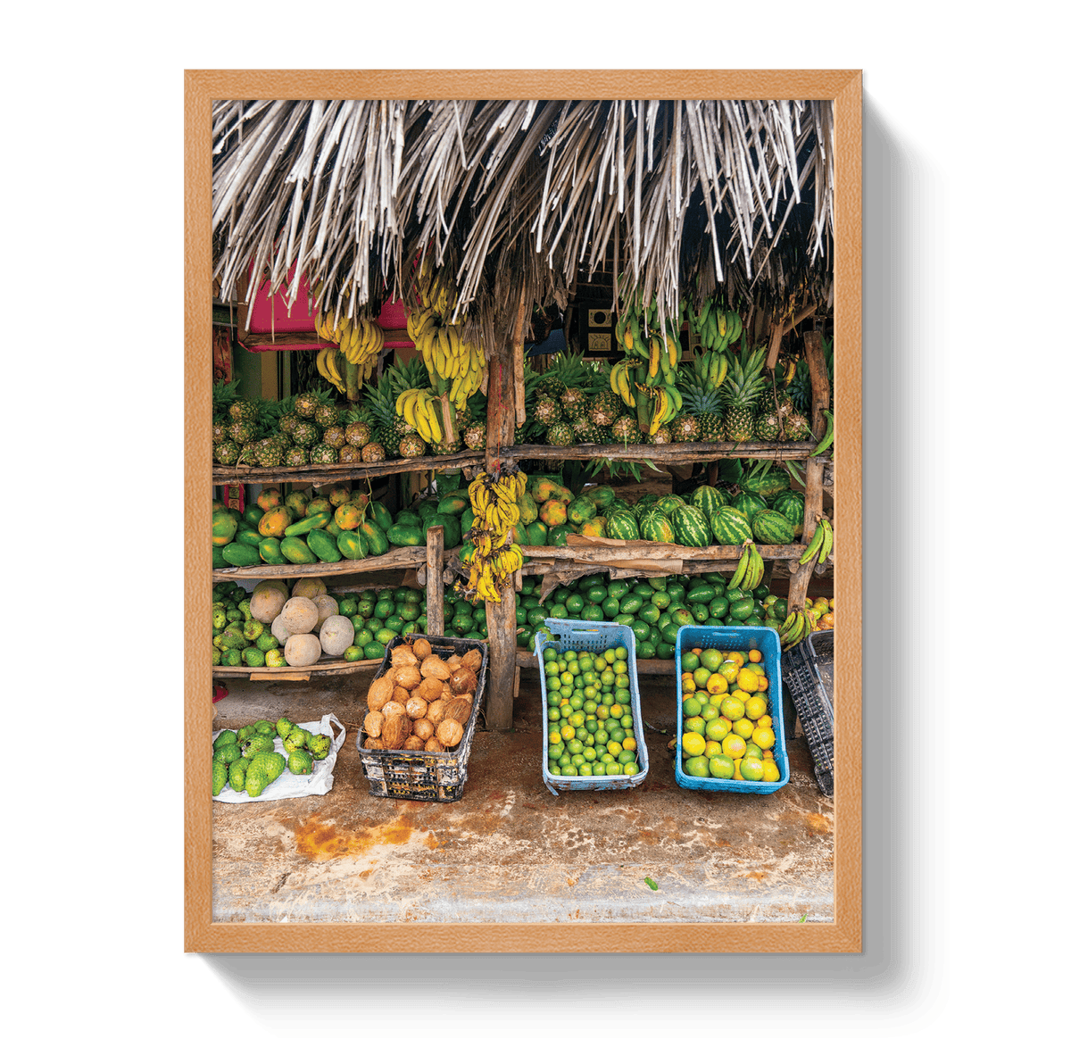 Johnny Vacay Oak / 11x14 / Full Bleed Fruit Stand