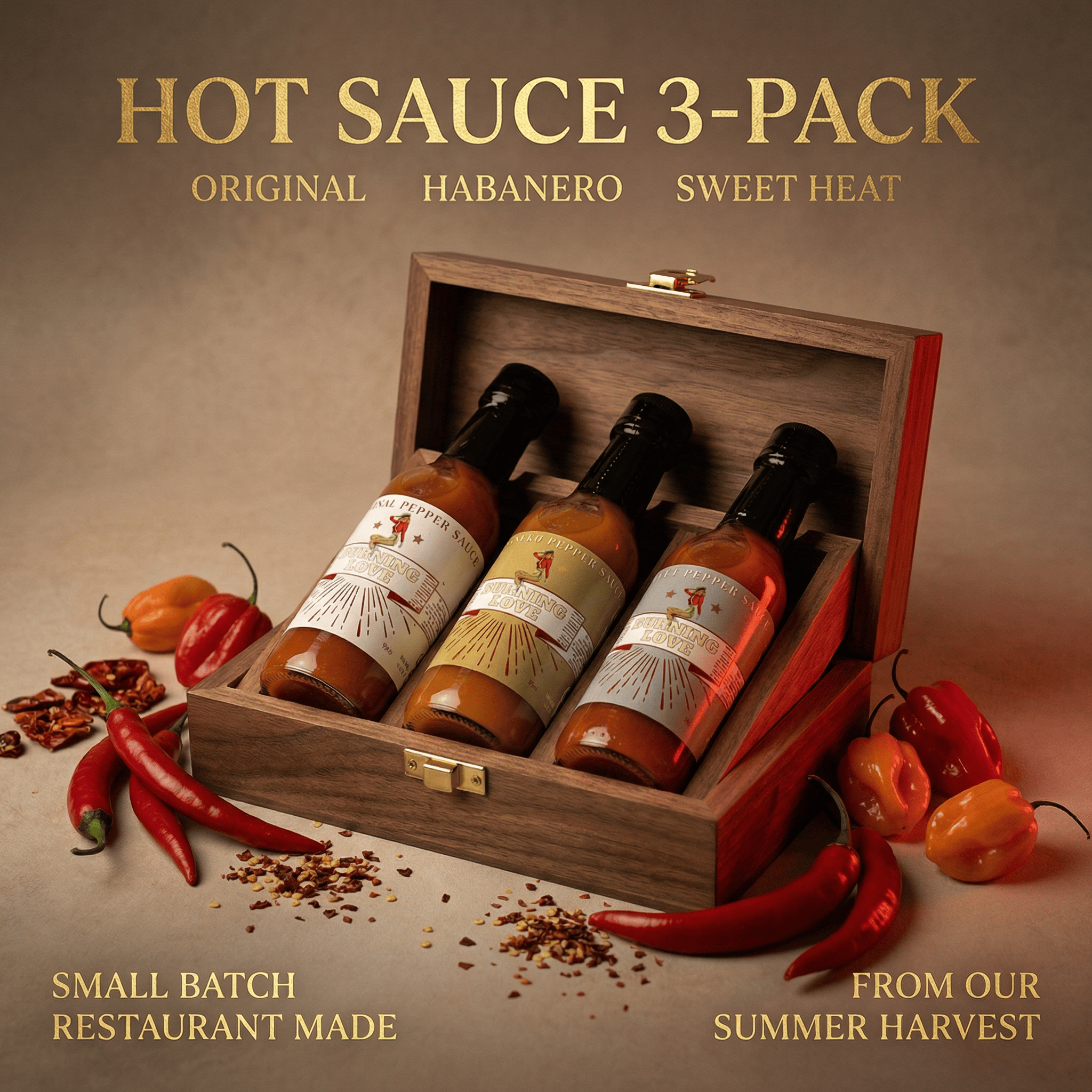 The Lady May Hot Sauce Gift Sets Lady May’s Hot Sauce 3-Pack Bundle