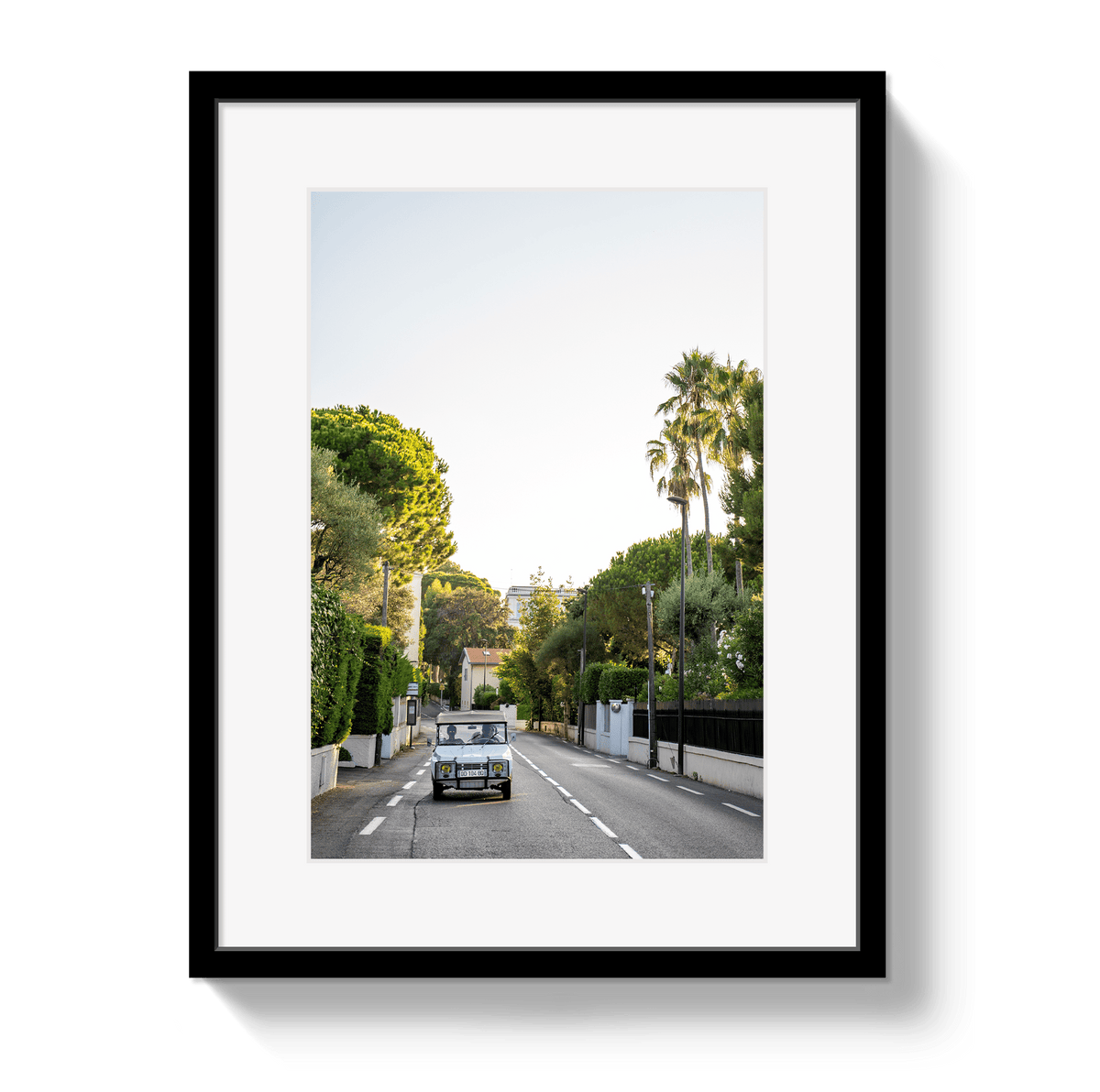 Johnny Vacay Black / 11x14 / Border Antibes Joy Ride