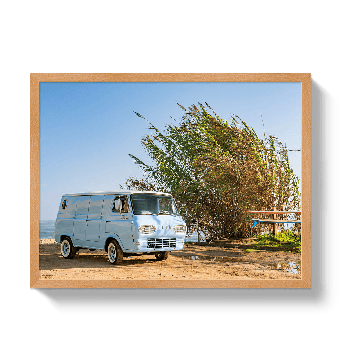 Johnny Vacay Oak / 11x14 / Full Bleed Sano Bus