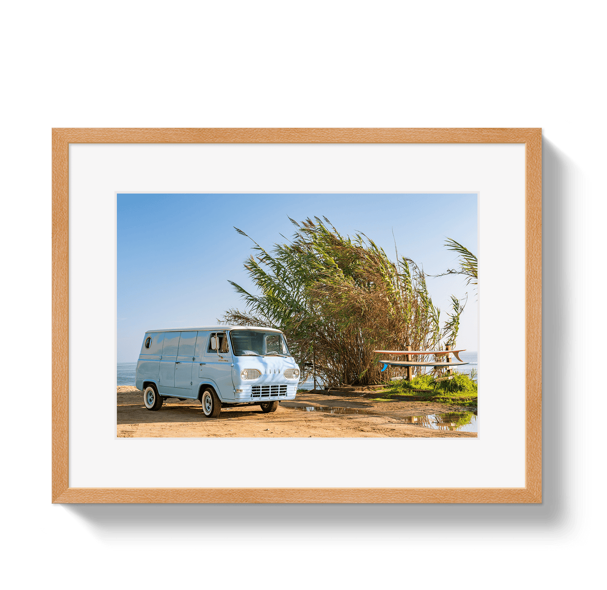 Johnny Vacay Oak / 11x14 / Border Sano Bus