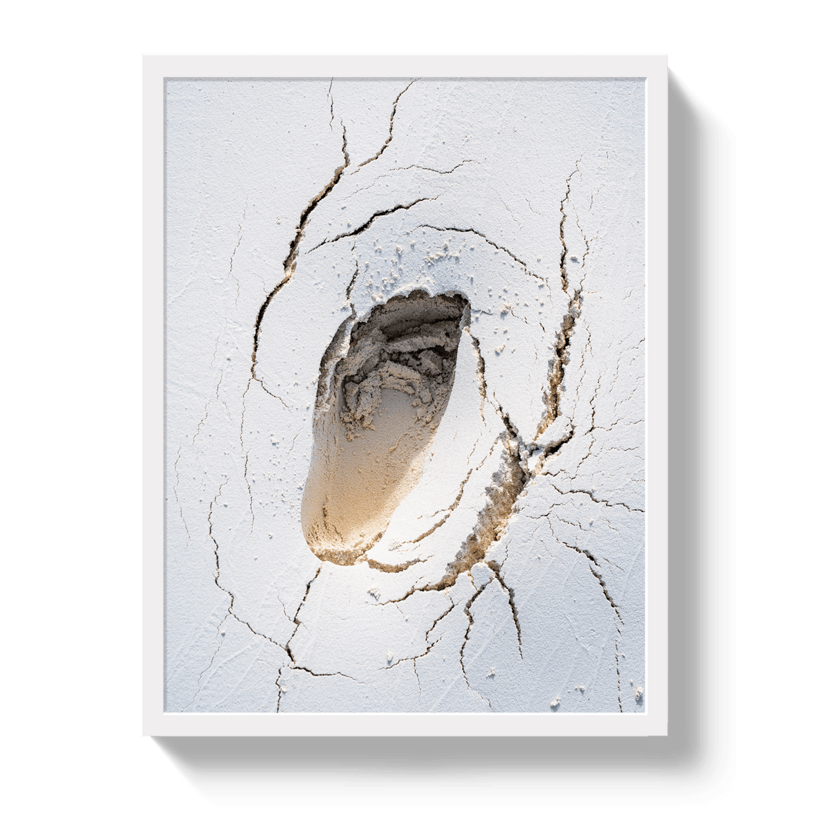 Johnny Vacay White / 11x14 / Full Bleed Bahama Footprint