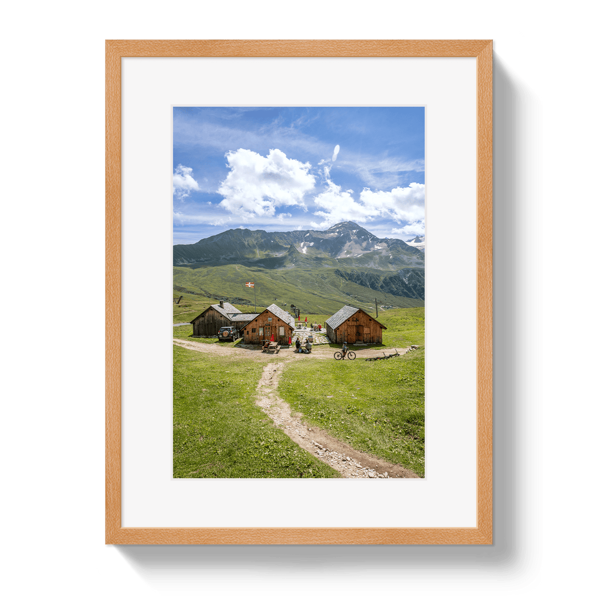 Johnny Vacay Oak / 11x14 / Border Summer in Chamonix