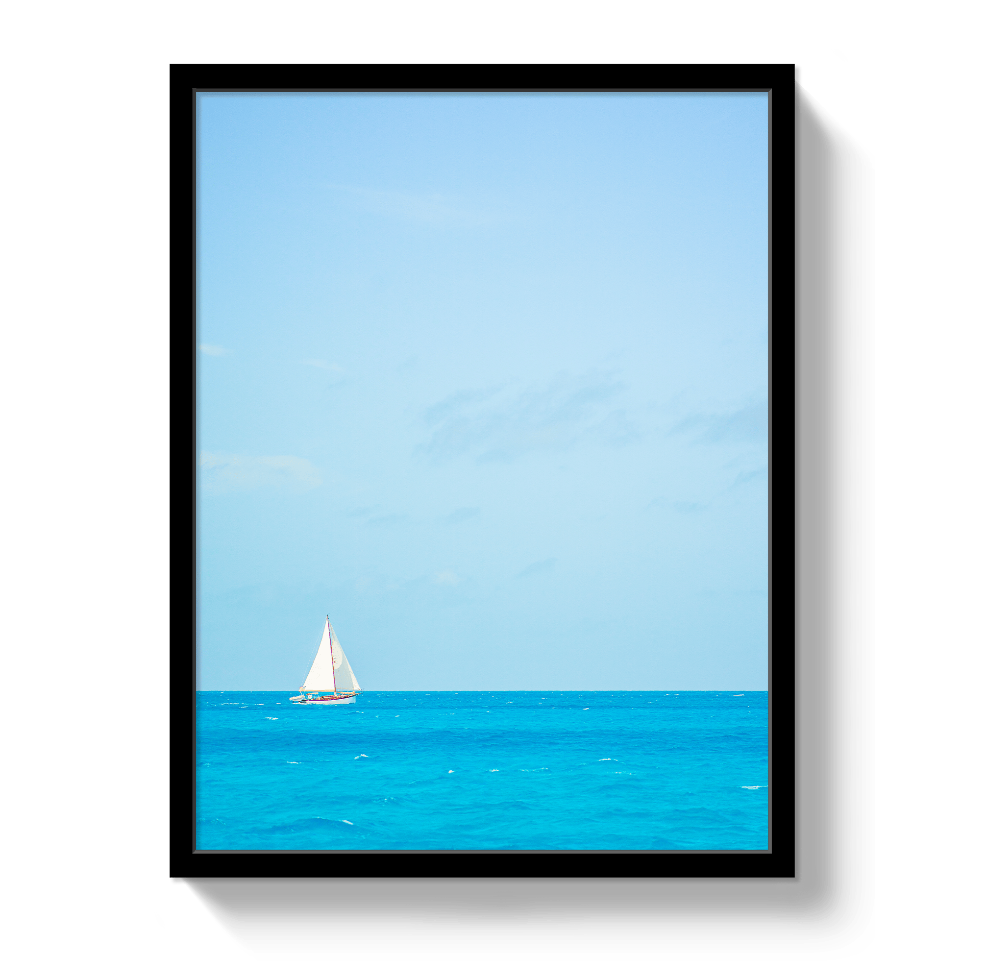 Johnny Vacay Black / 11x14 / Full Bleed Bahama Breeze