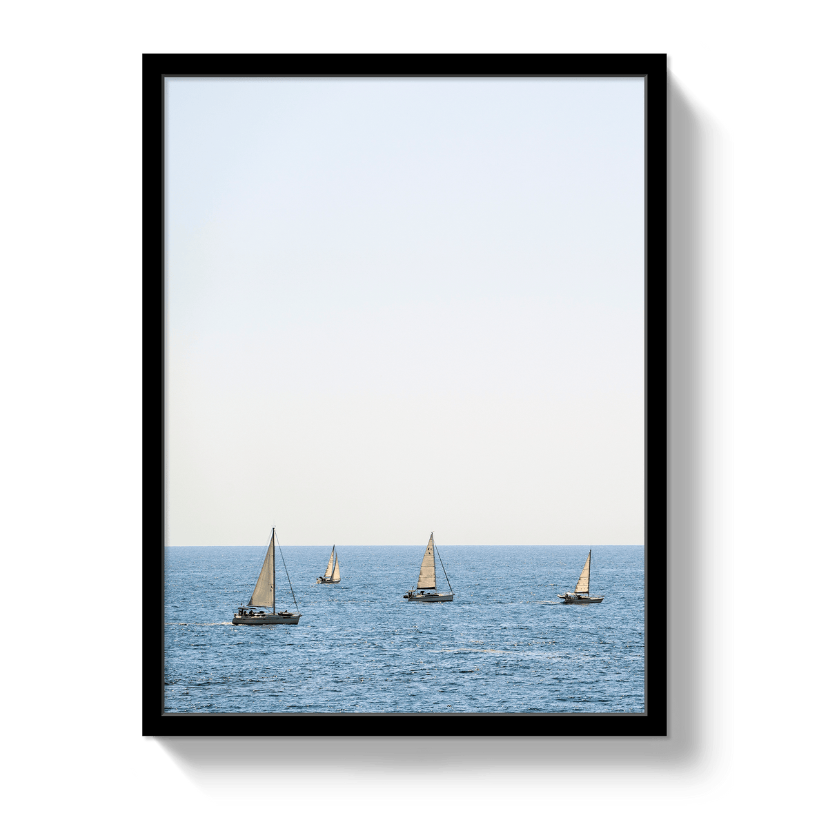 Johnny Vacay Black / 11x14 / Full Bleed French Sails