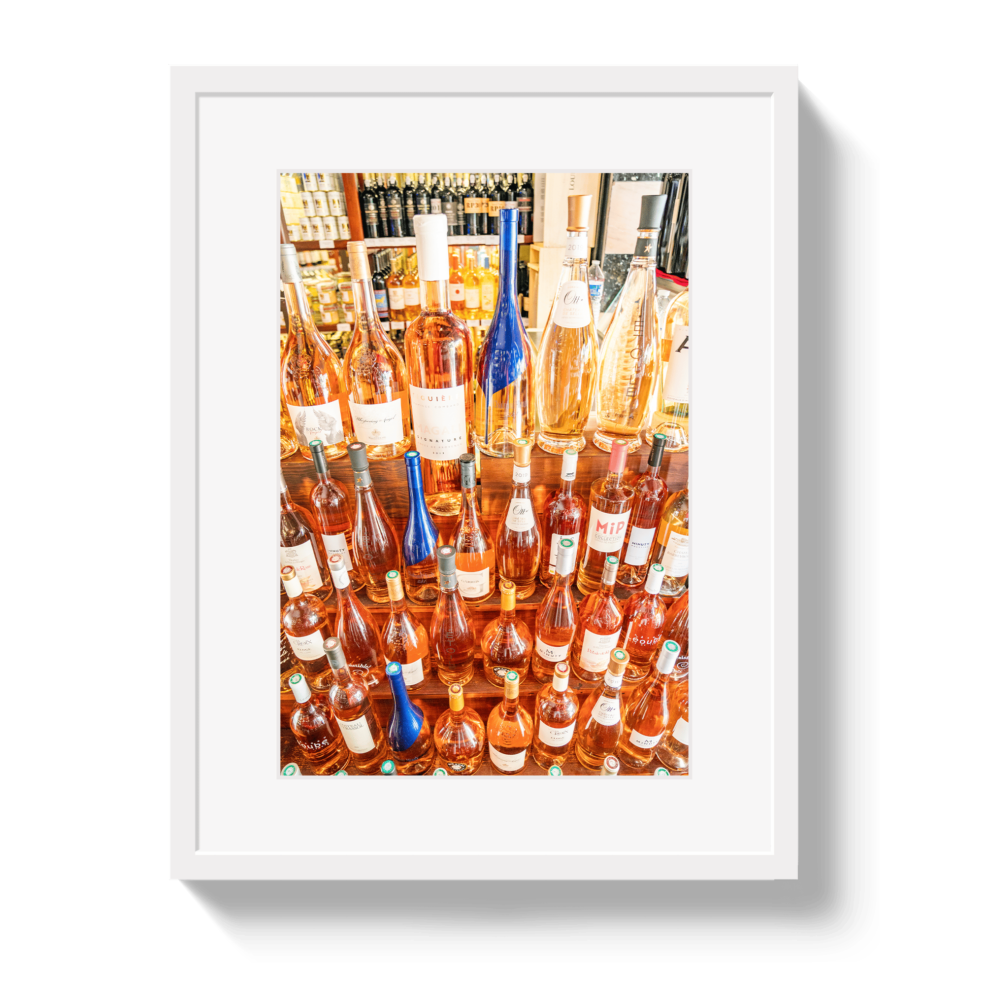 Johnny Vacay White / 11x14 / Border Rose All Day