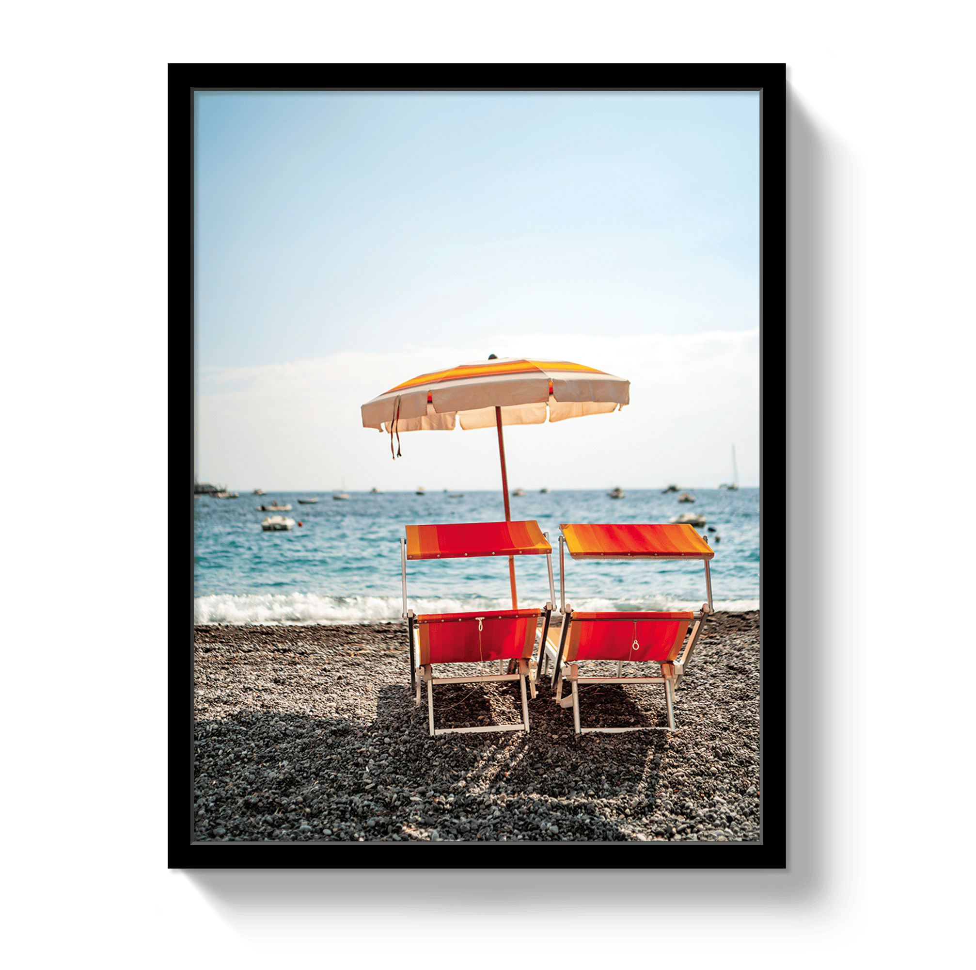 Johnny Vacay Black / 11x14 / Full Bleed La Dolce Vita