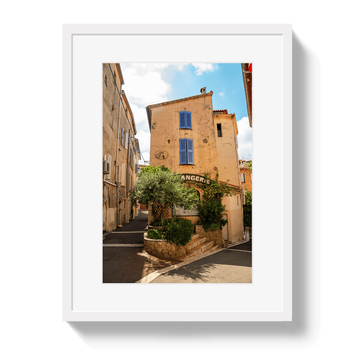 Johnny Vacay White / 11x14 / Border Boulangerie