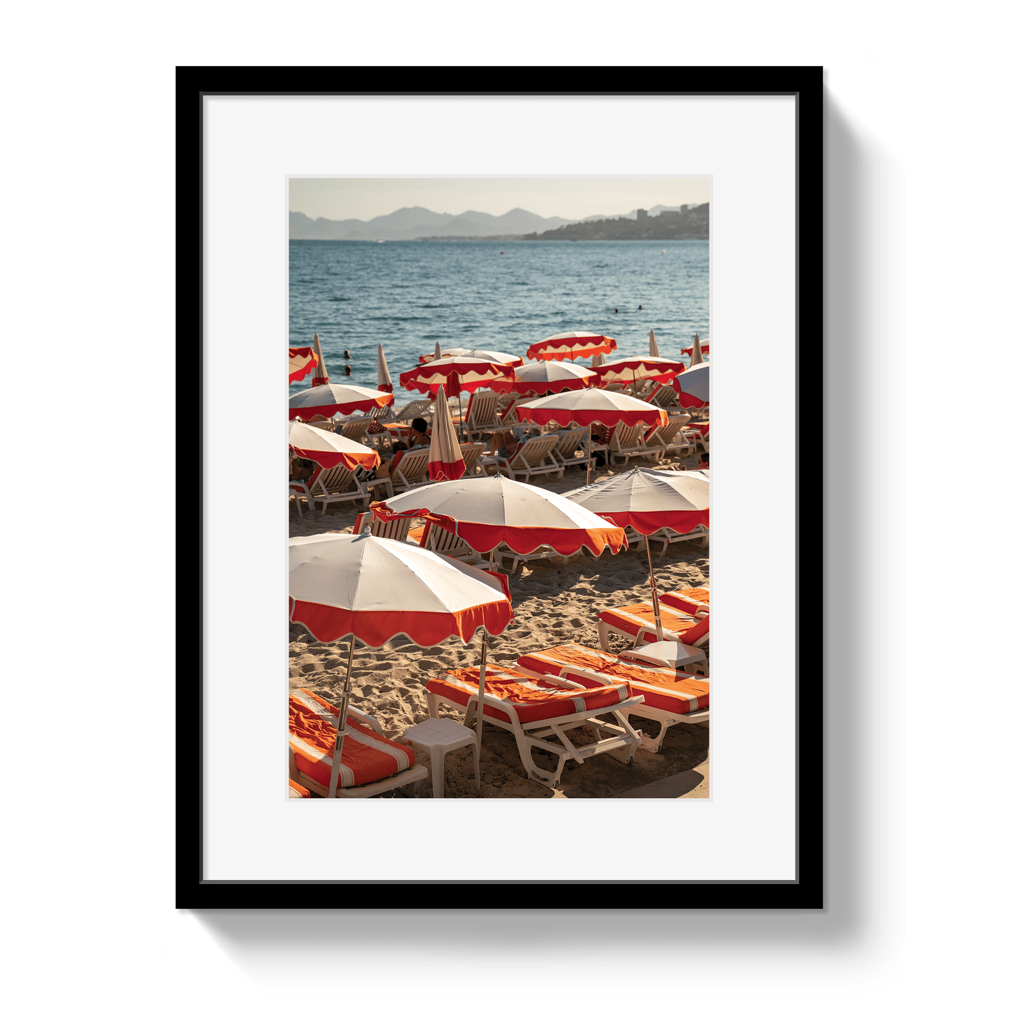 Johnny Vacay Black / 11x14 / Matte Sun Drenched