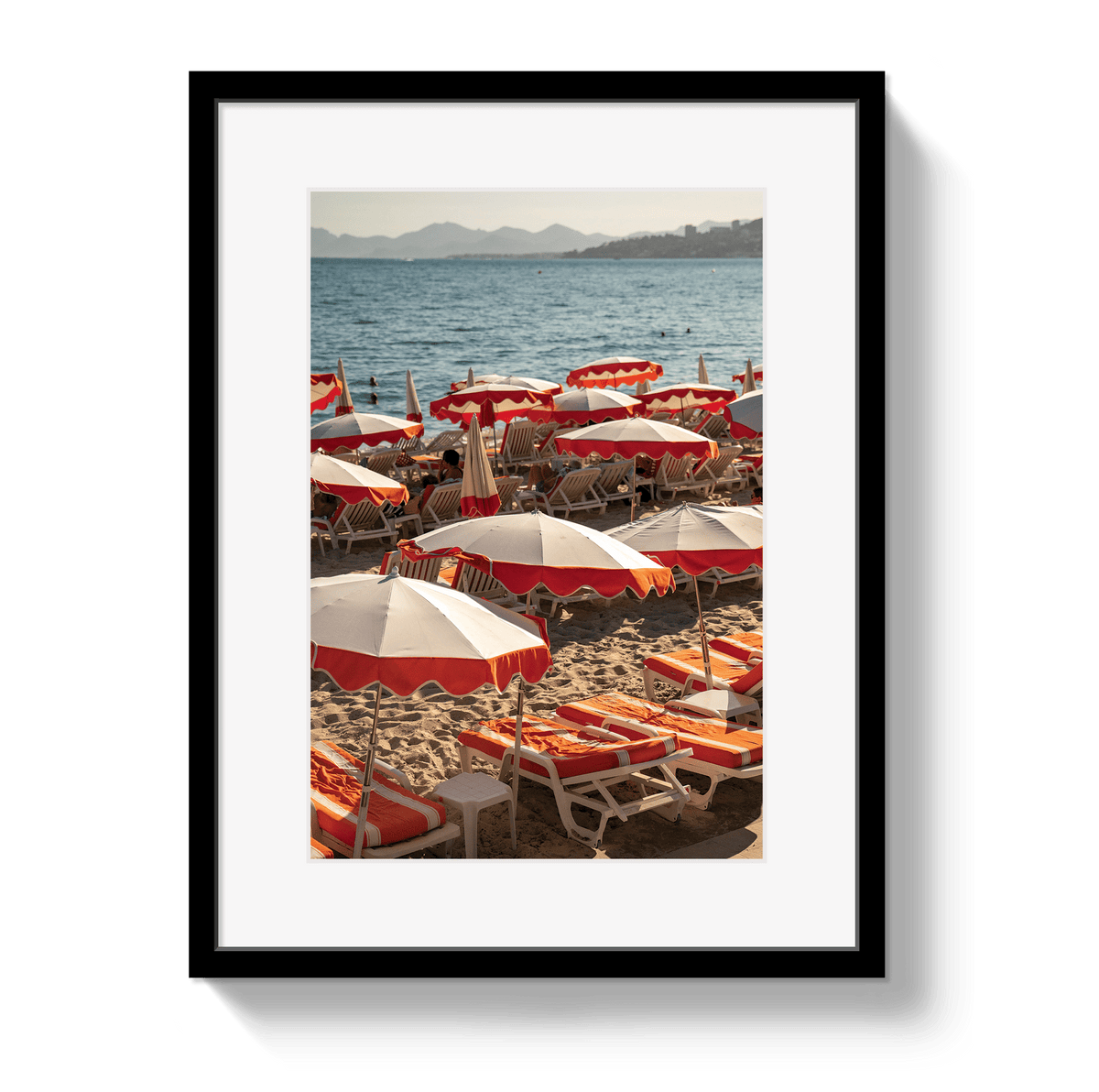 Johnny Vacay Black / 11x14 / Border Sun Drenched