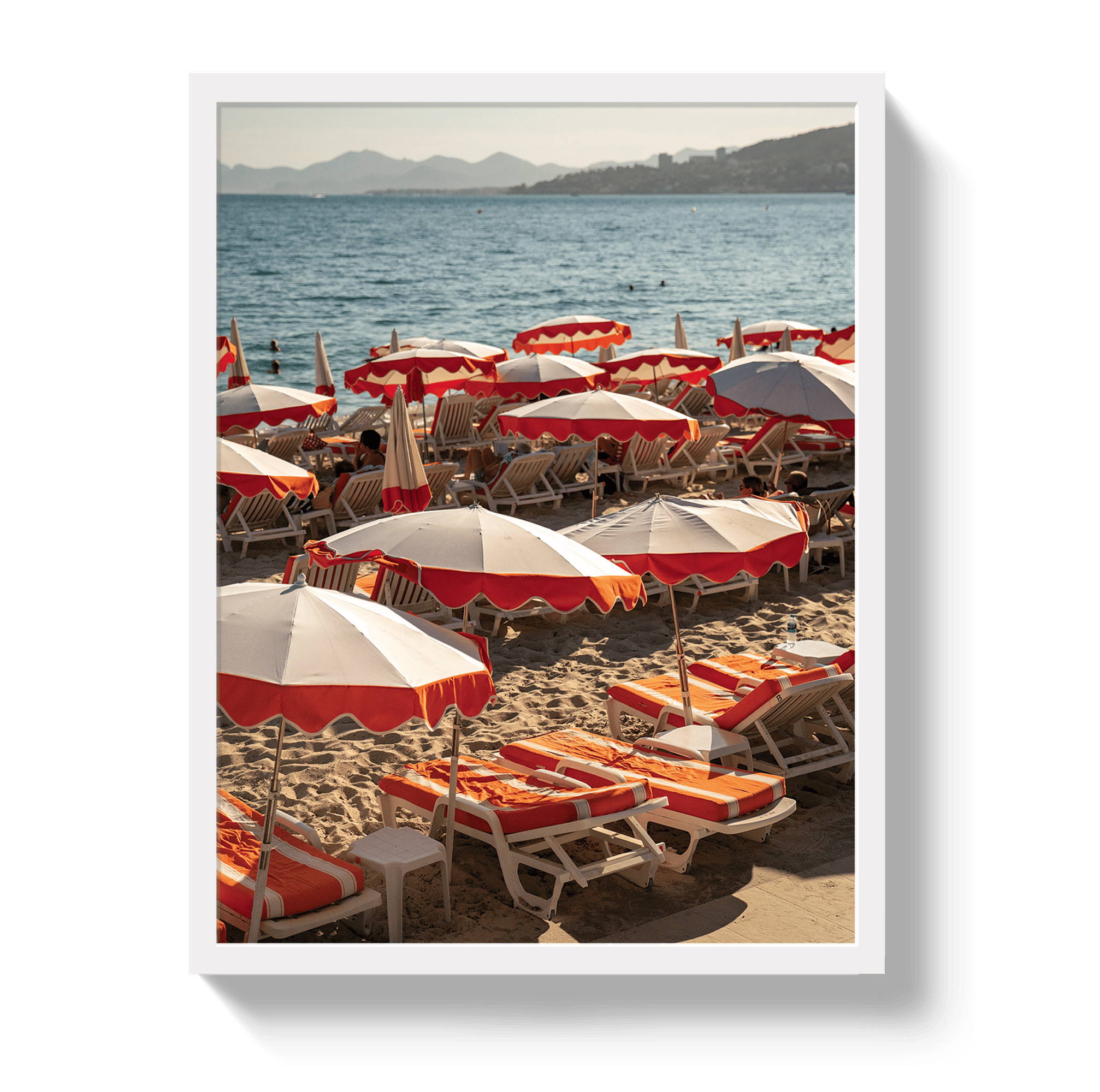 Johnny Vacay White / 11x14 / Full Bleed Sun Drenched