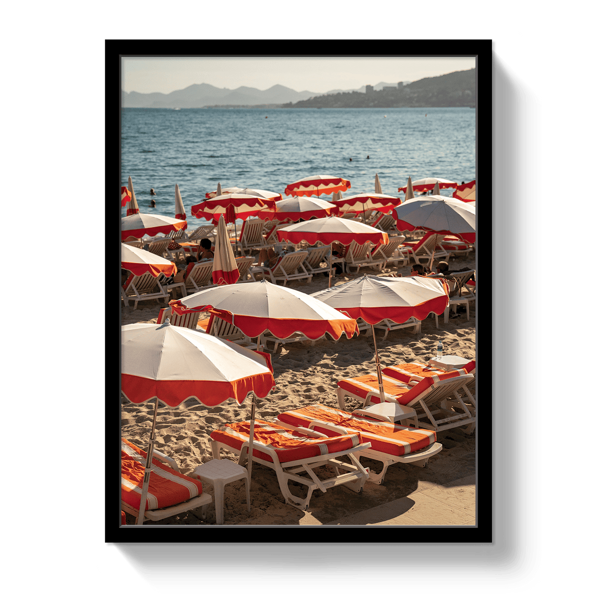 Johnny Vacay Black / 11x14 / Full Bleed Sun Drenched