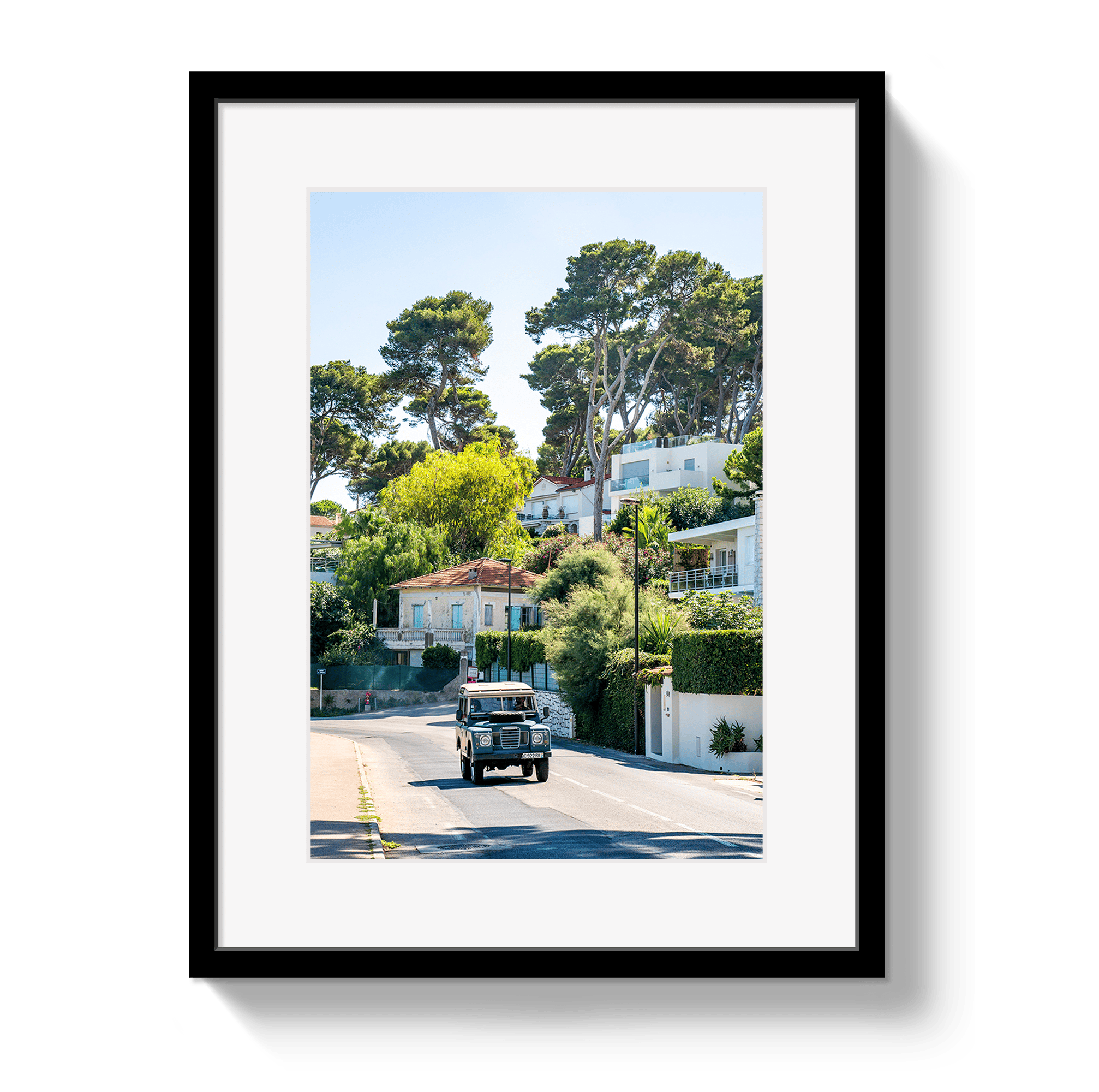 Johnny Vacay Black / 11x14 / Matte French Rover