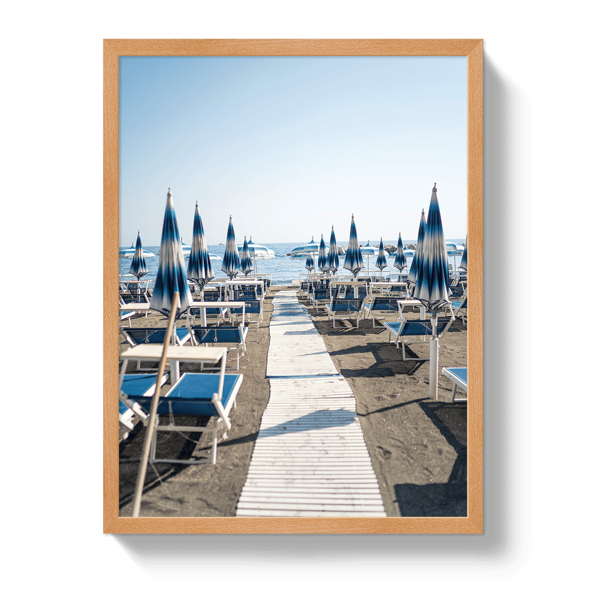 Johnny Vacay Oak / 11x14 / Full Bleed Amalfi Avenue