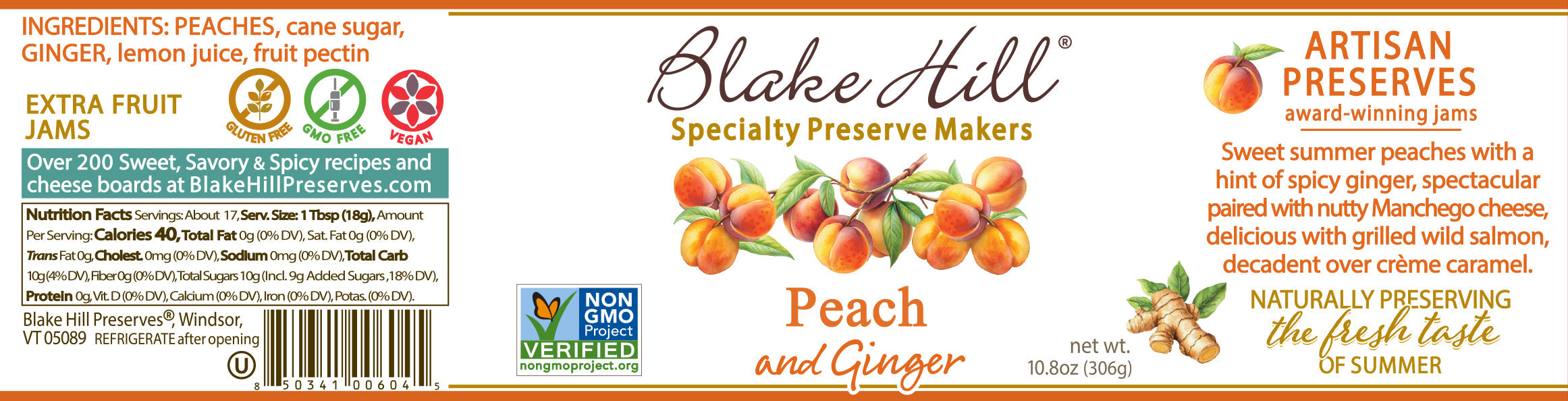 Peach Ginger Preserve