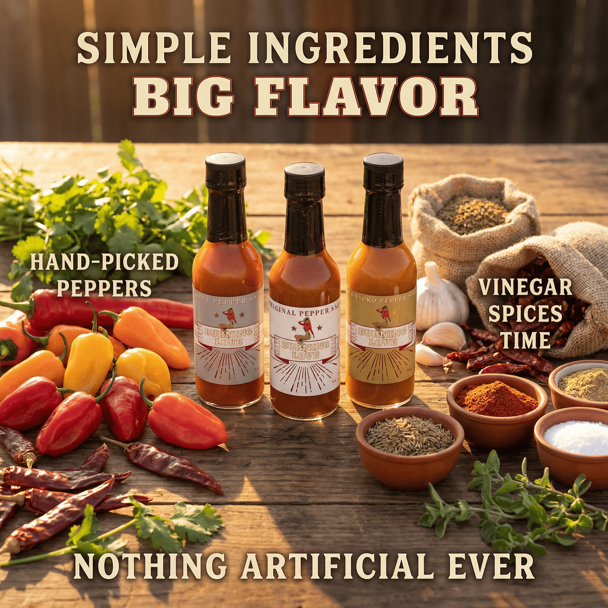 The Lady May Hot Sauce Gift Sets Lady May’s Hot Sauce 3-Pack Bundle