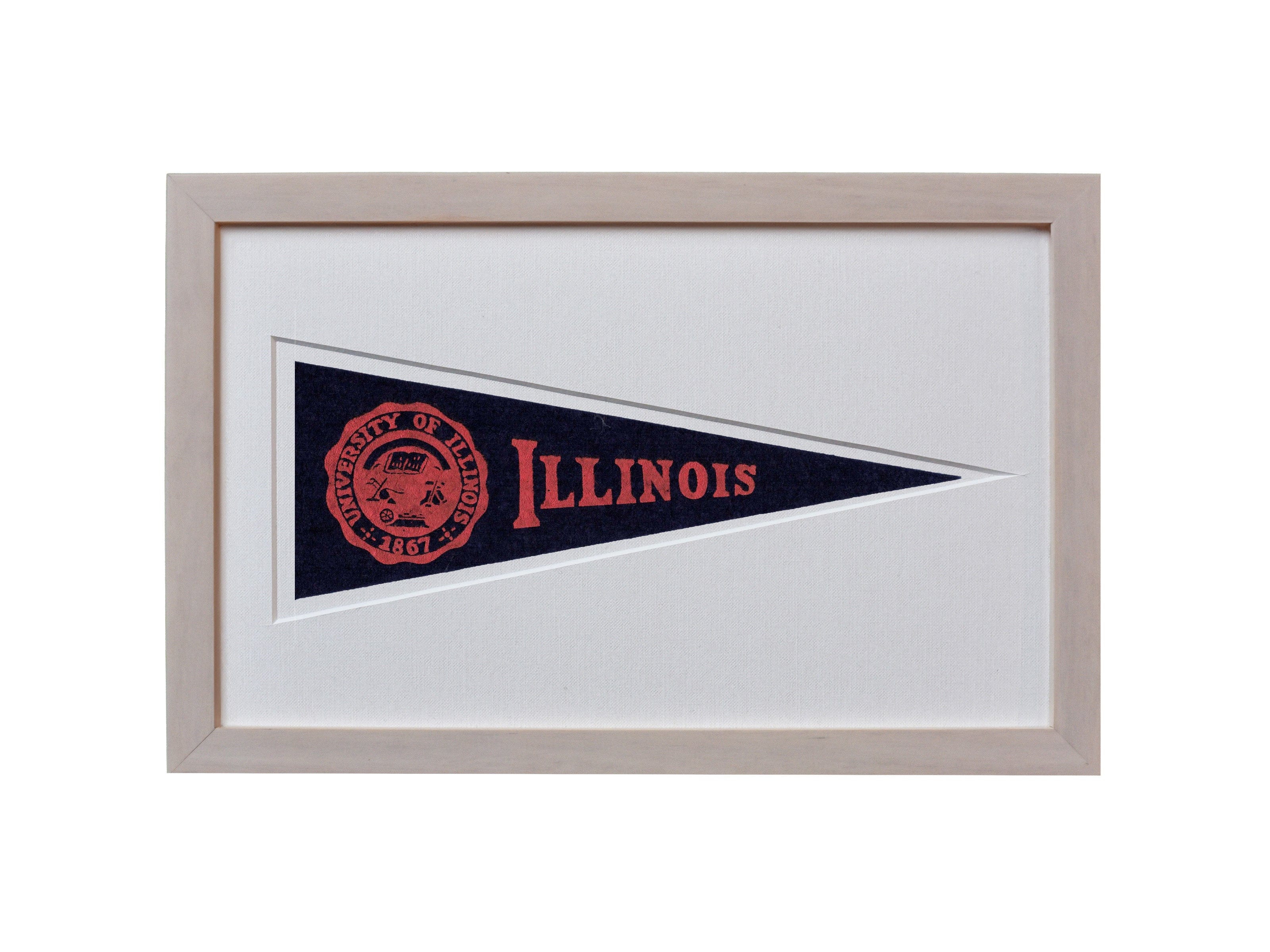 Vintage University of Illinois Hormel Pennant - My American Goods