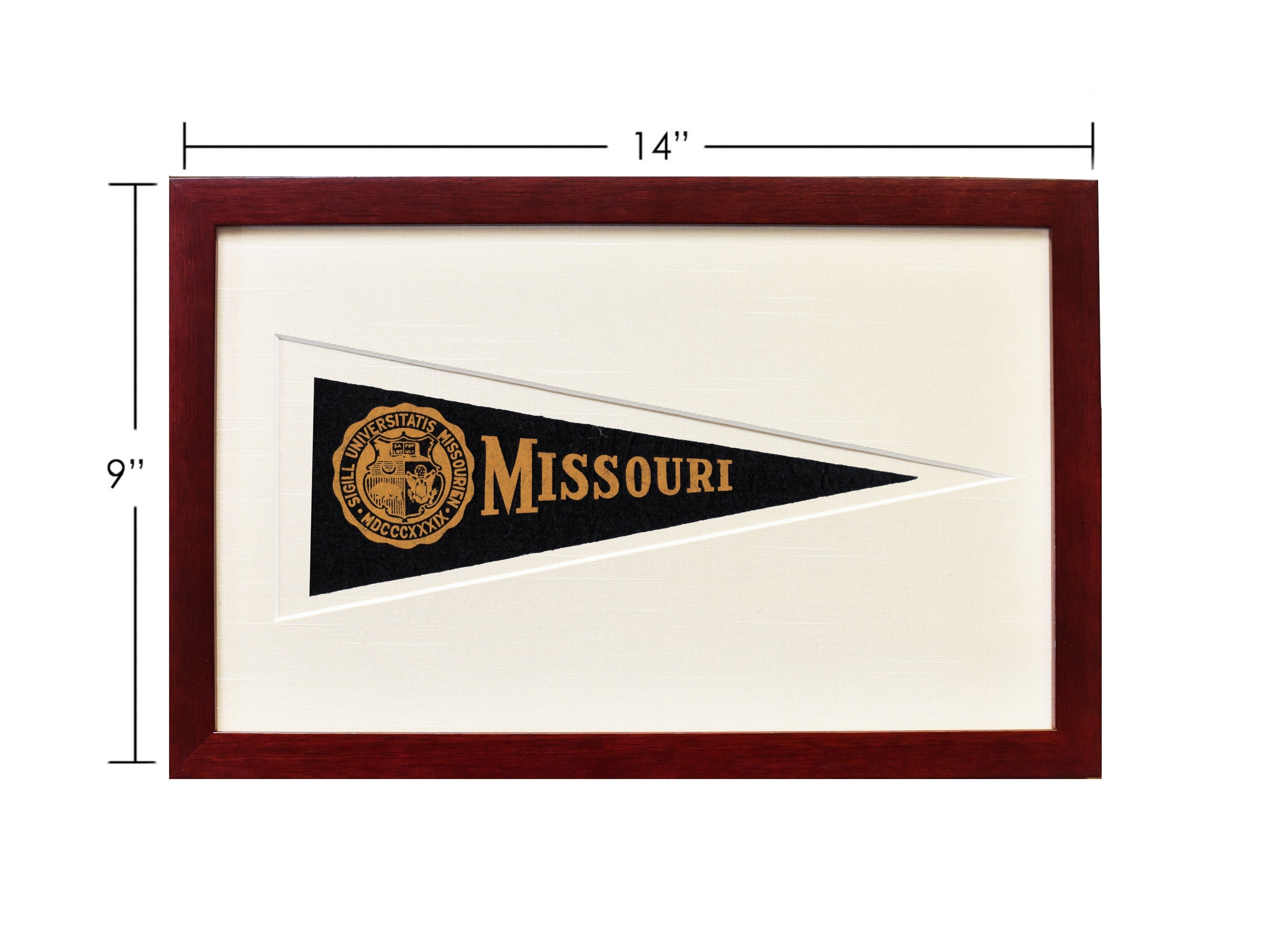 Vintage University of Missouri Hormel Pennant - My American Goods