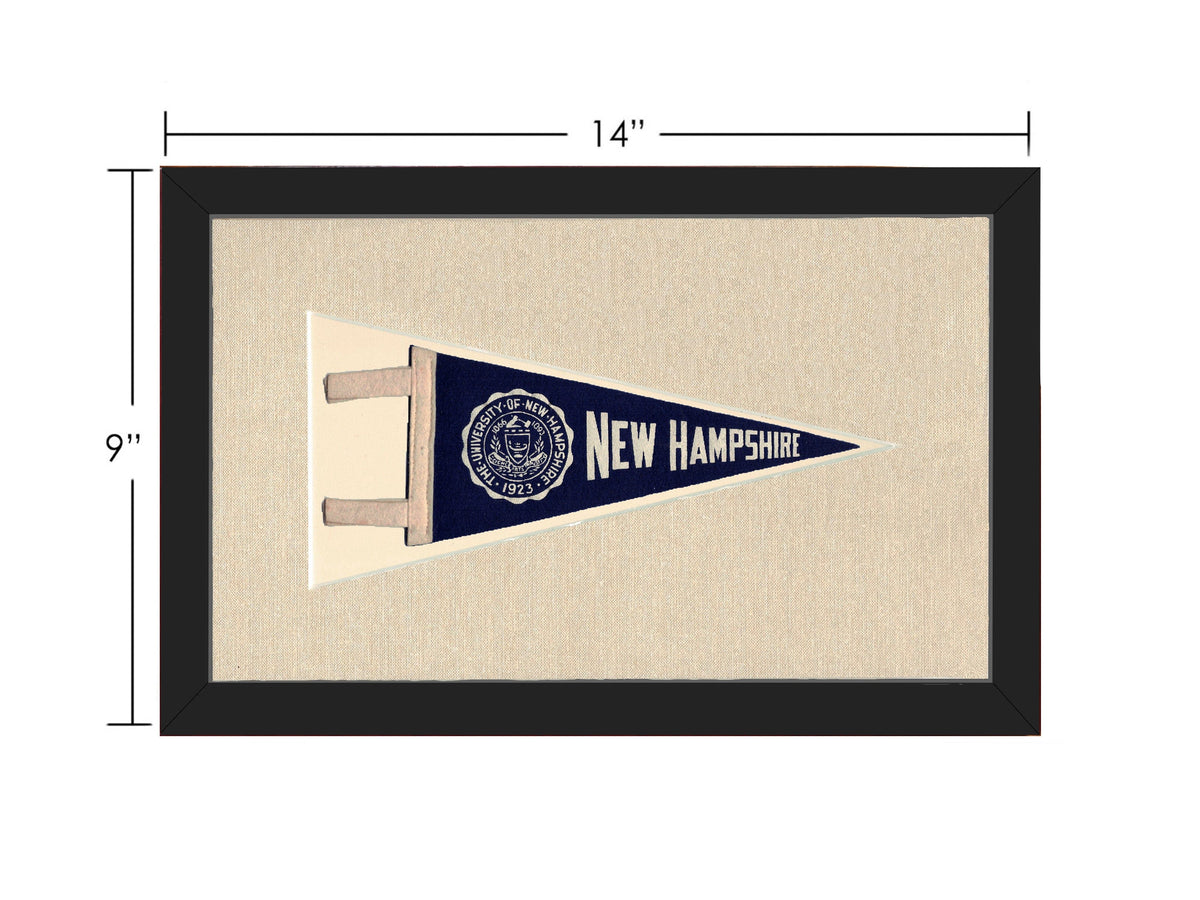 Americana Memories Vintage Pennants and Memorabilia Vintage University of New Hampshire Pennant