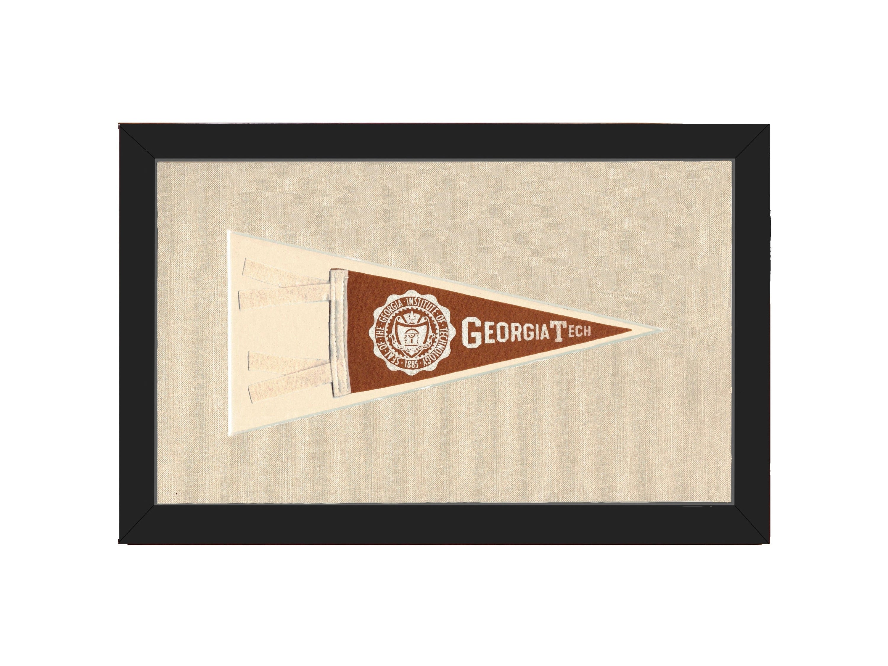 Americana Memories Vintage Pennants and Memorabilia Vintage Georgia Tech Pennant