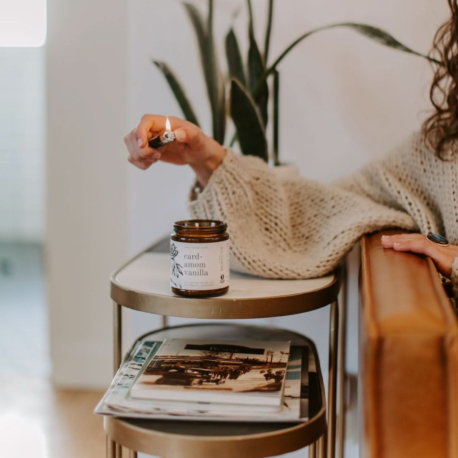 Cardamom Vanilla Soy Candle - My American Goods