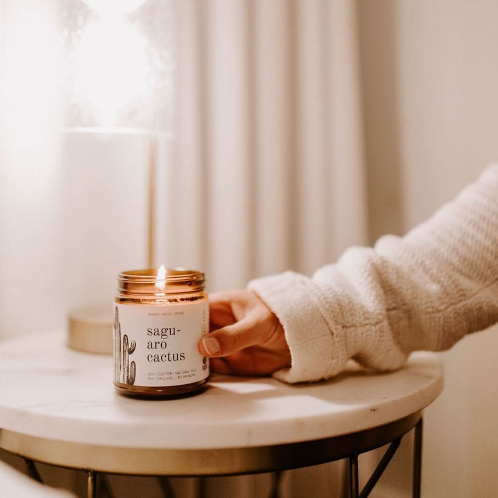 Saguaro Cactus Soy Candle - My American Goods