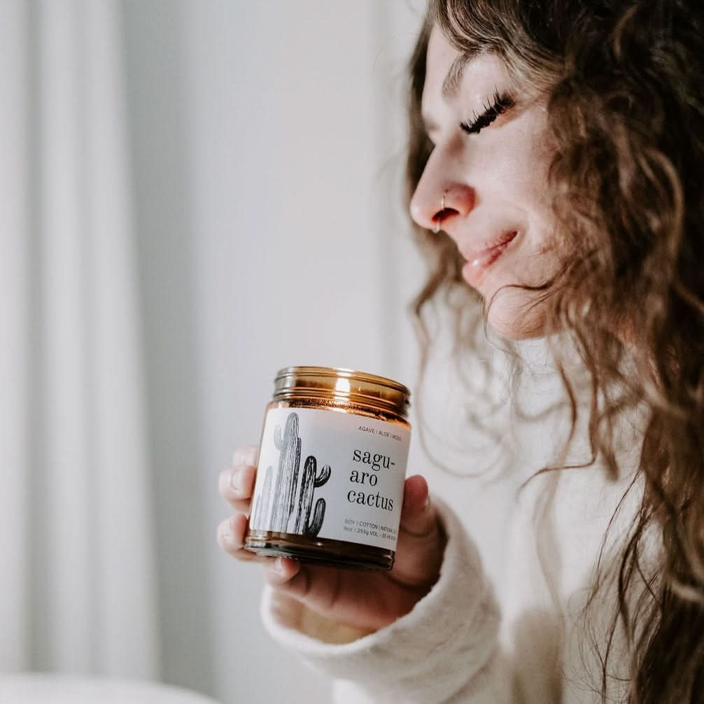 Saguaro Cactus Soy Candle - My American Goods