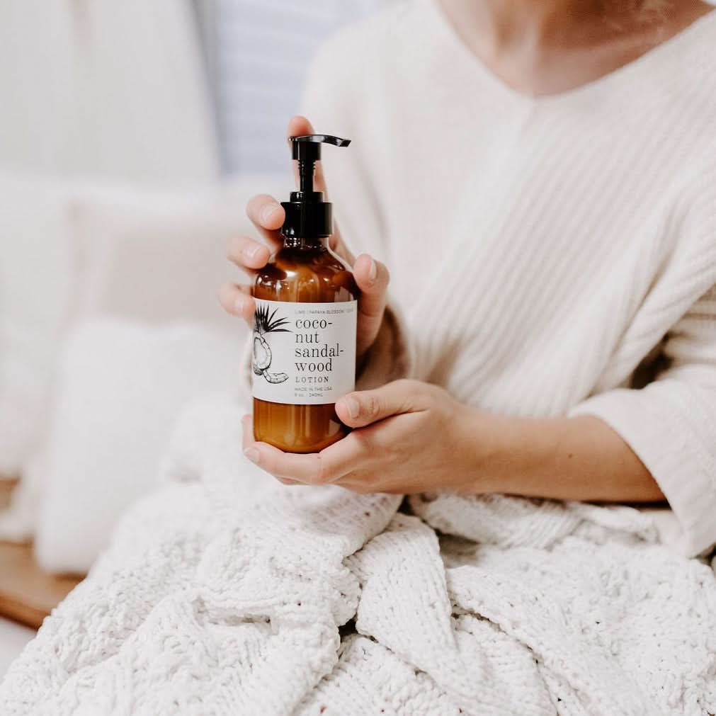 Coconut Sandalwood Body Lotion - My American Goods