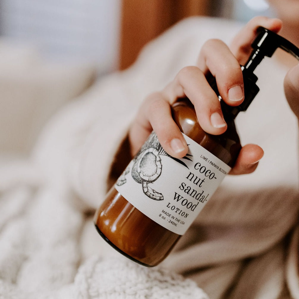 Coconut Sandalwood Body Lotion - My American Goods