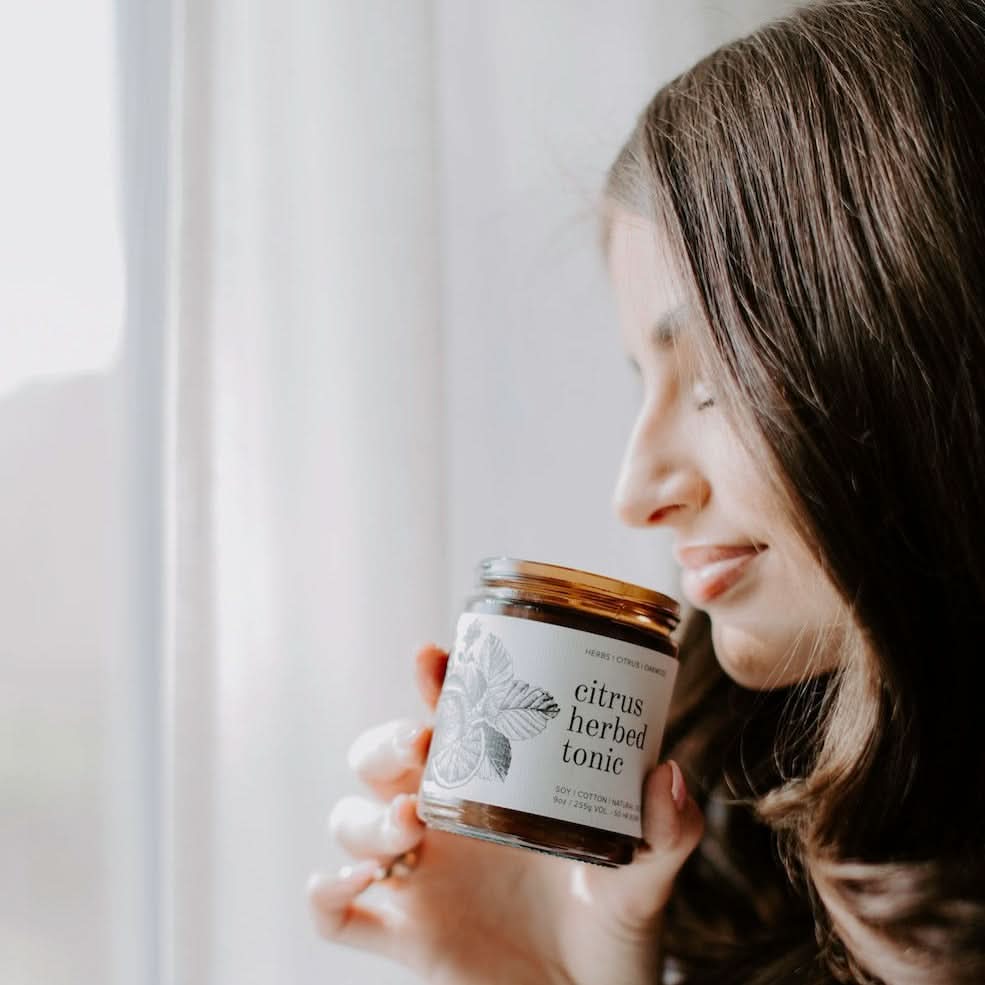 Citrus Herbed Tonic Soy Candle - My American Goods