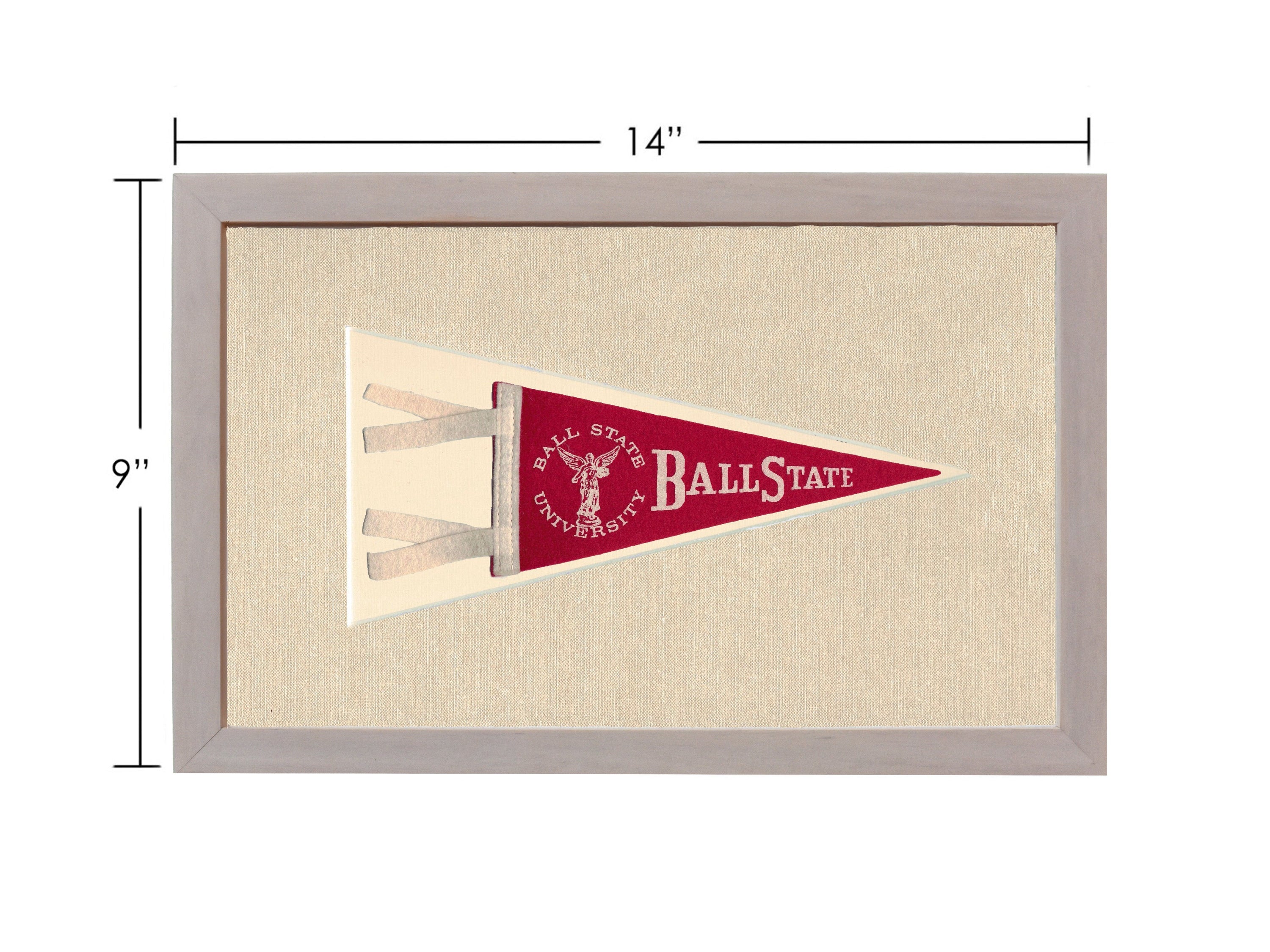 Vintage Ball State University Pennant