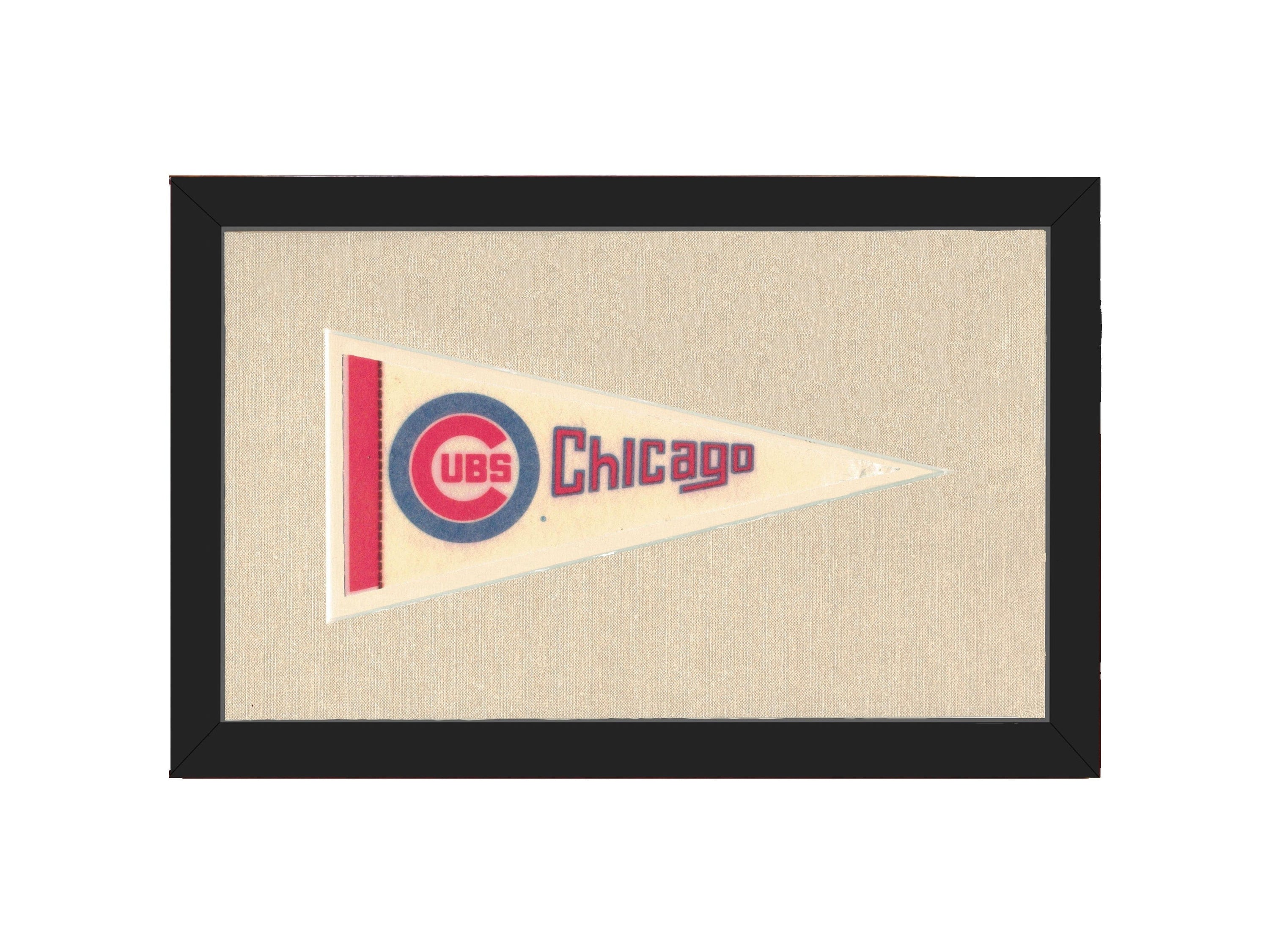 Americana Memories Vintage Pennants and Memorabilia Vintage Chicago Cubs Pennant