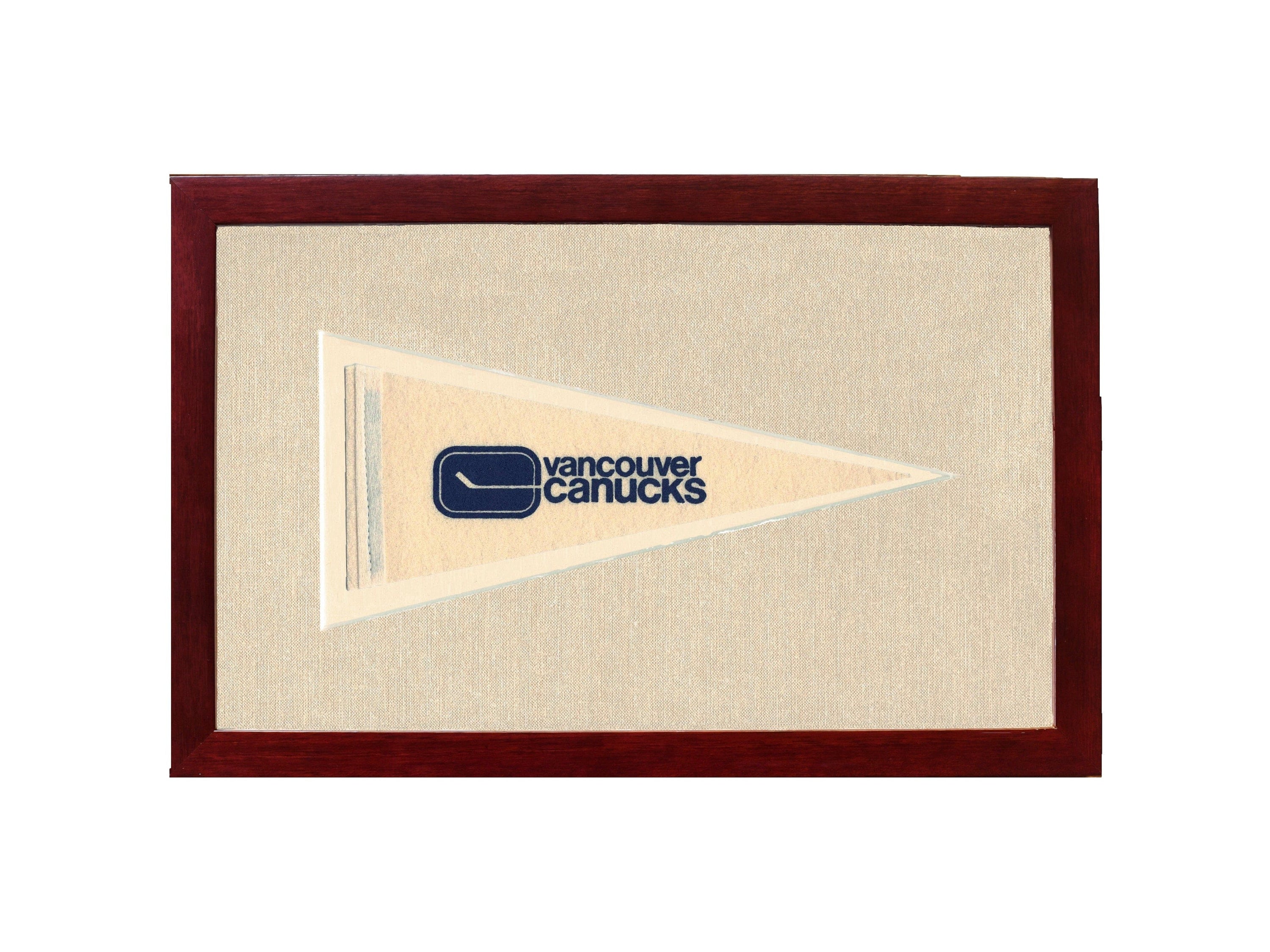 Americana Memories Vintage Pennants and Memorabilia Vintage Vancouver Canucks Pennant