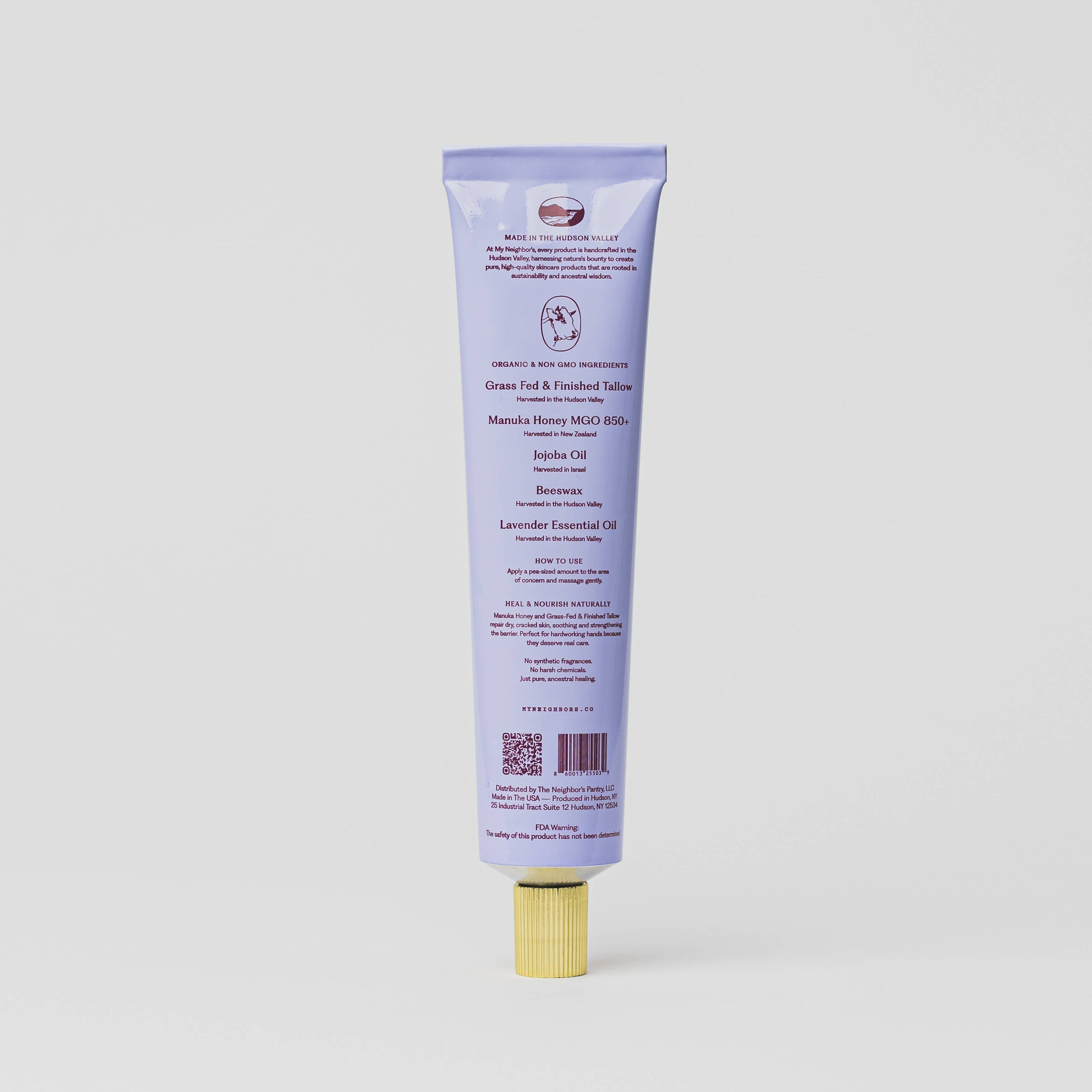 My Neighbor’s Moisturizer Manuka Honey & Lavender Tallow Hand Balm