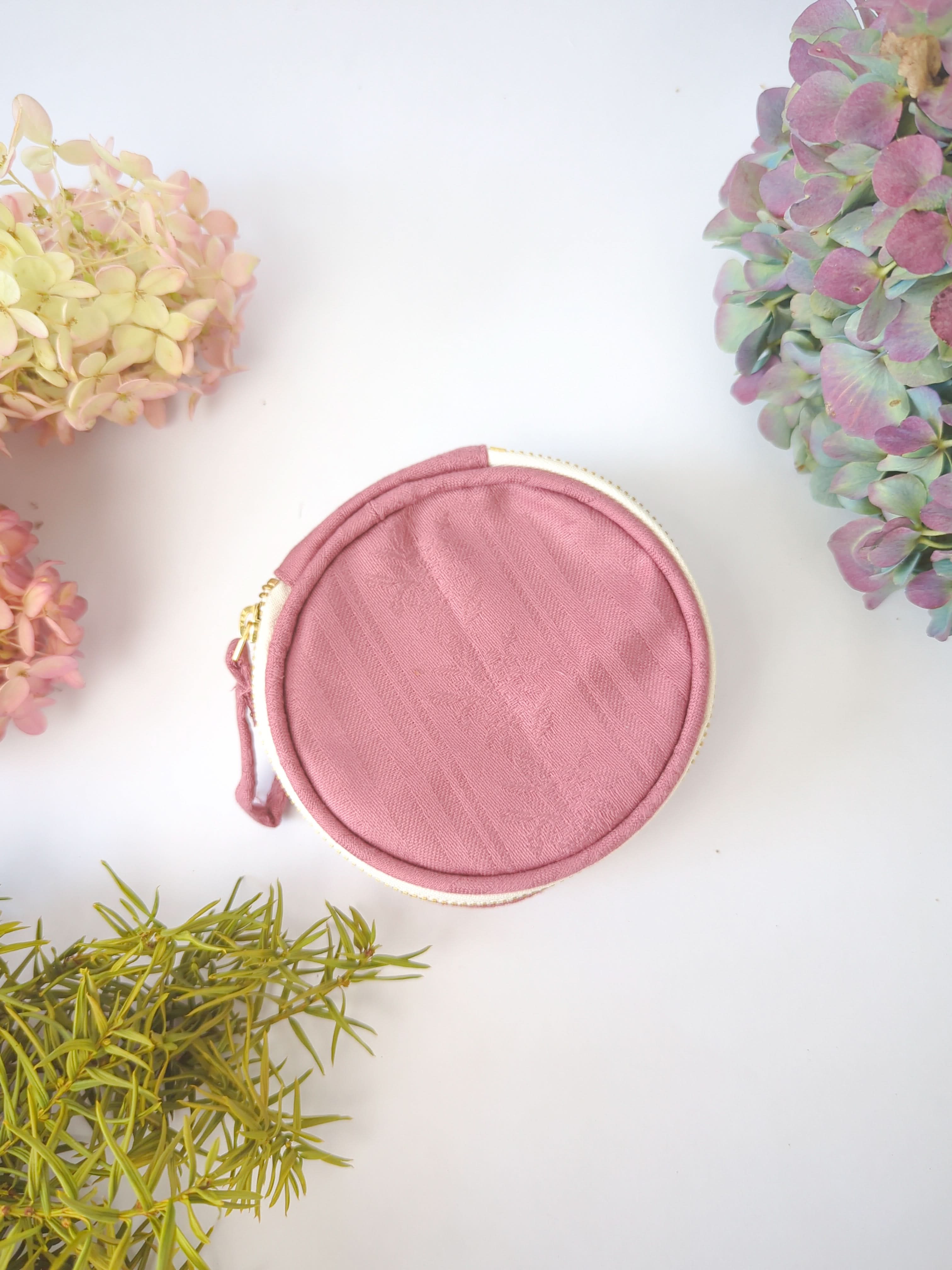 Rose Damask Jewelry Pouch - My American Goods