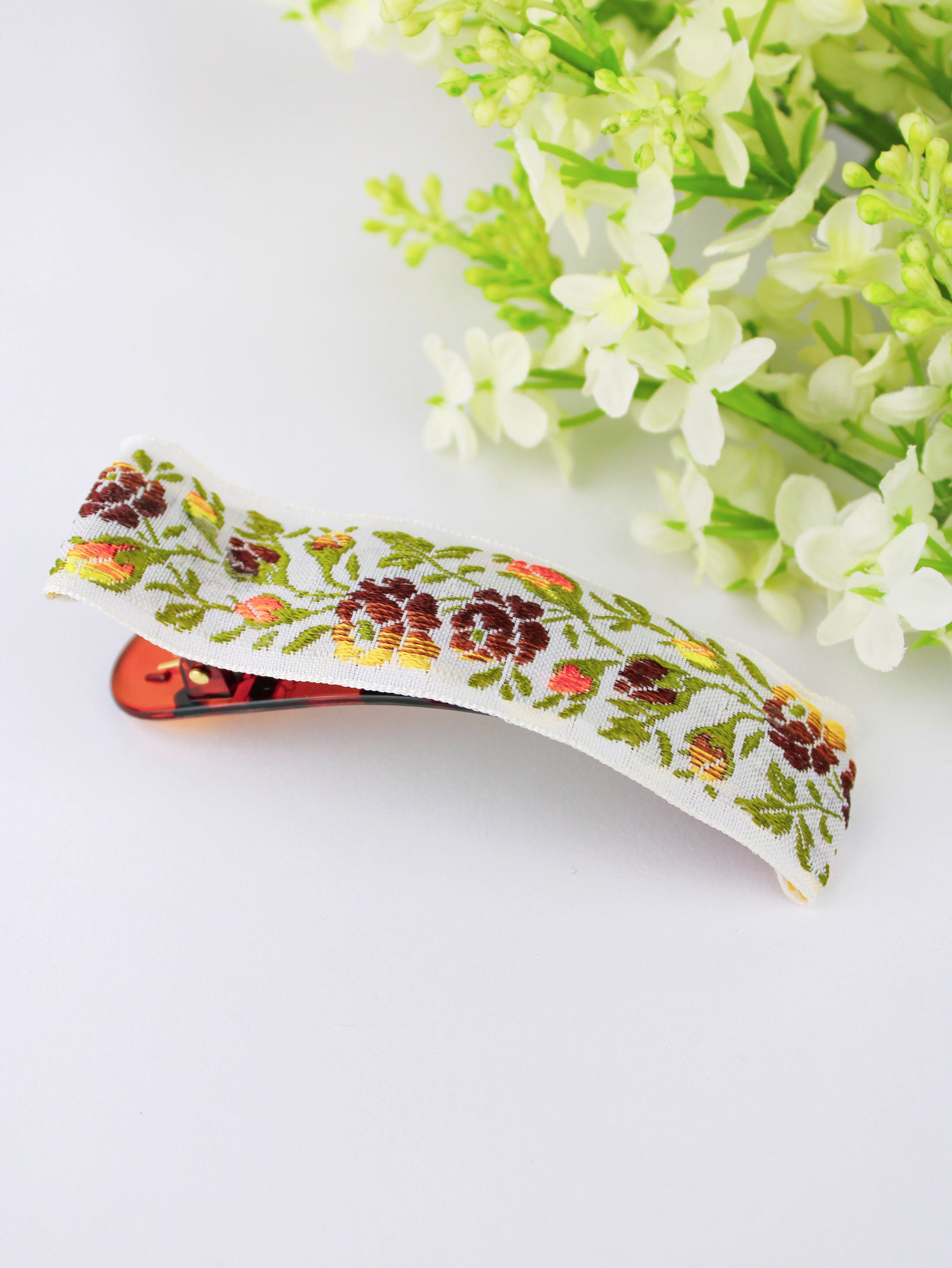 Ash & Rose Hair Clip Climbing Roses Hair Clip