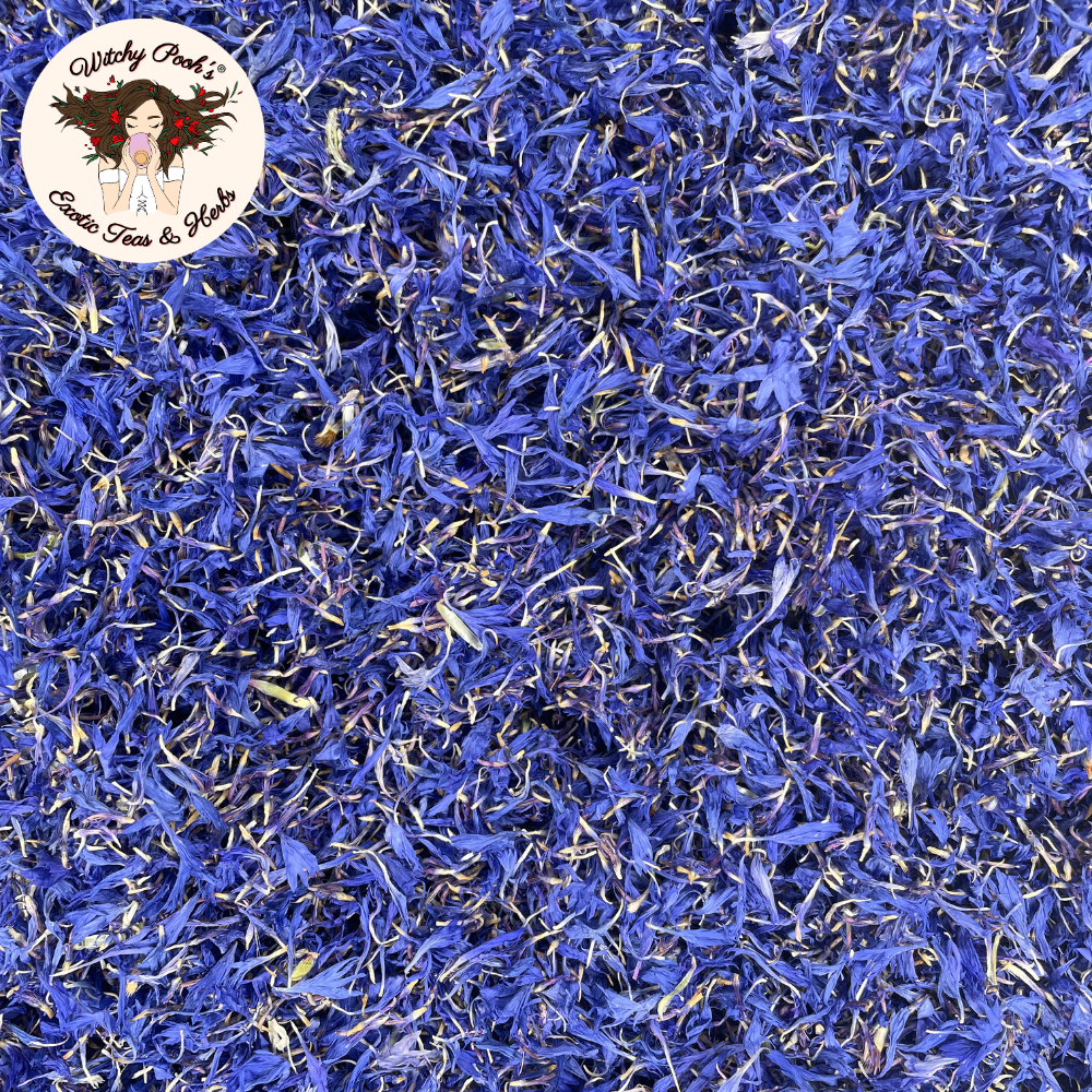 Té de pétalos de aciano de Witchy Pooh - Hojas sueltas, sin cafeína