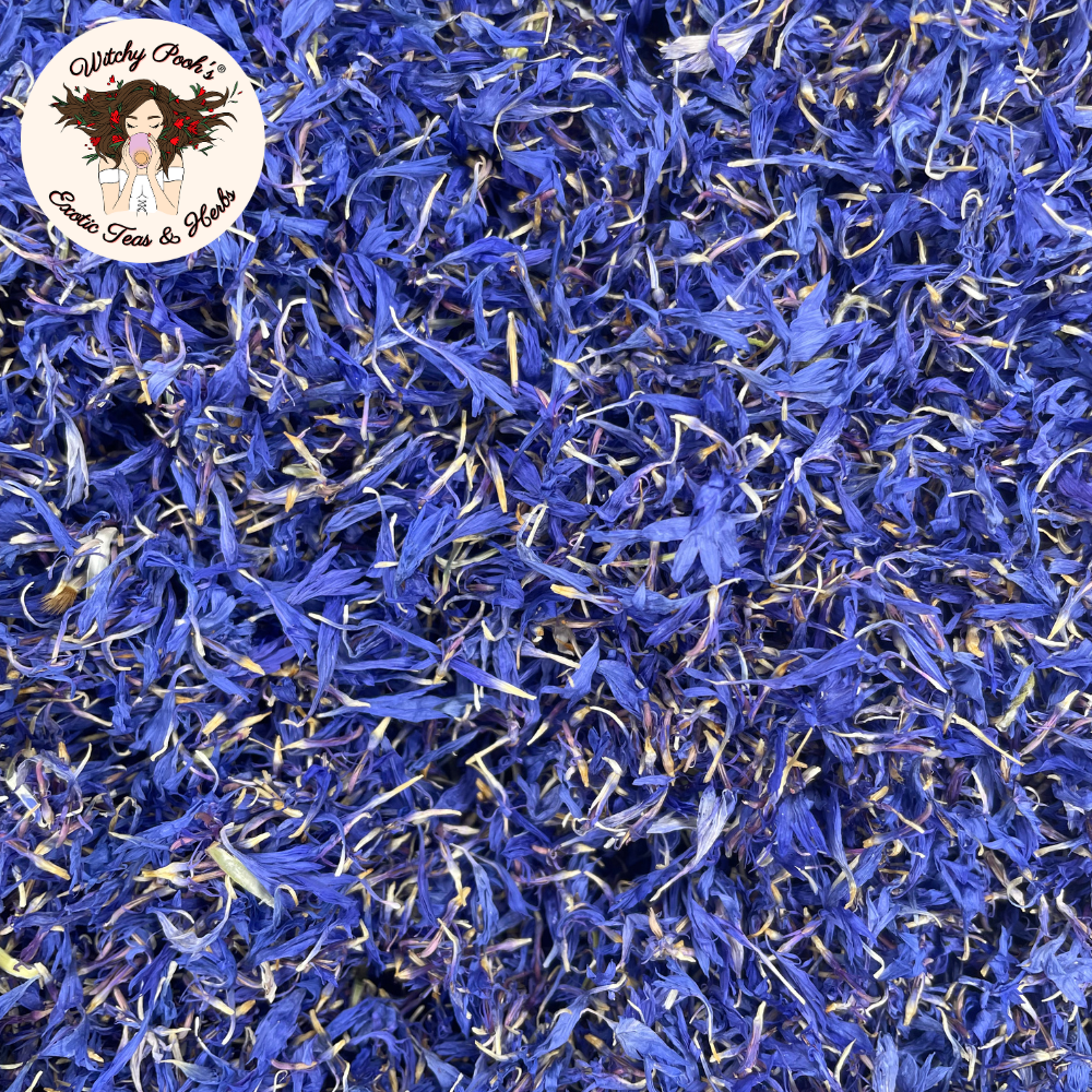 Té de pétalos de aciano de Witchy Pooh - Hojas sueltas, sin cafeína