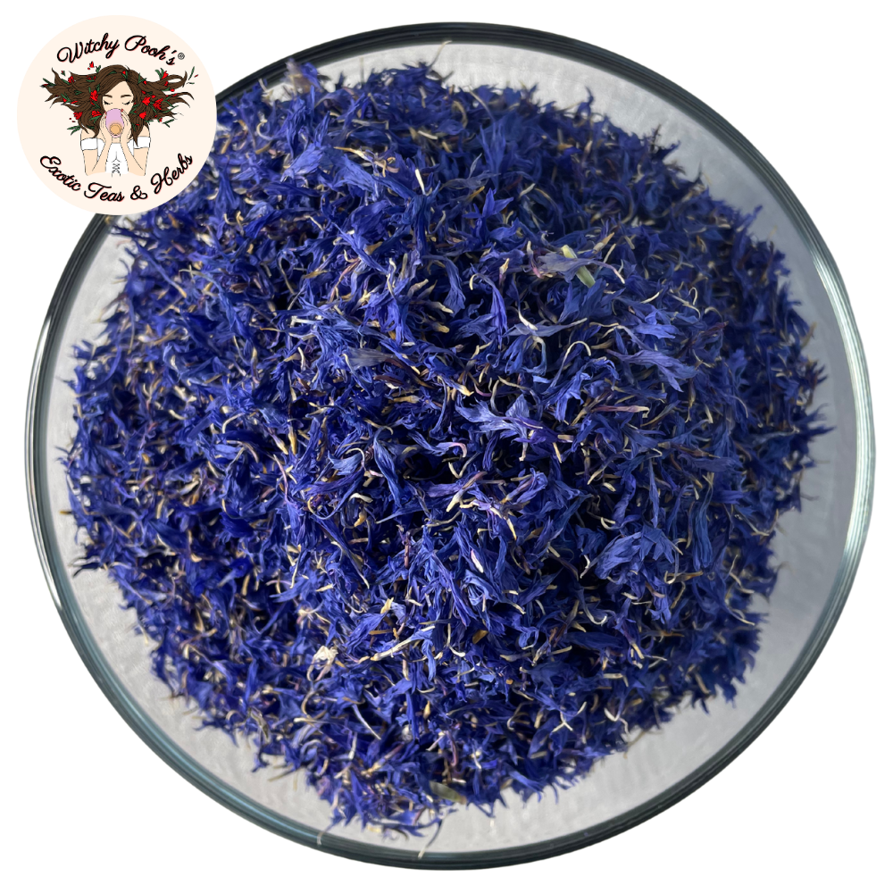 Té de pétalos de aciano de Witchy Pooh - Hojas sueltas, sin cafeína