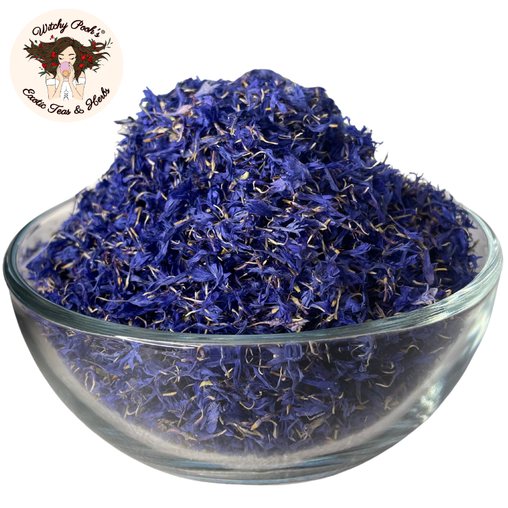 Té de pétalos de aciano de Witchy Pooh - Hojas sueltas, sin cafeína