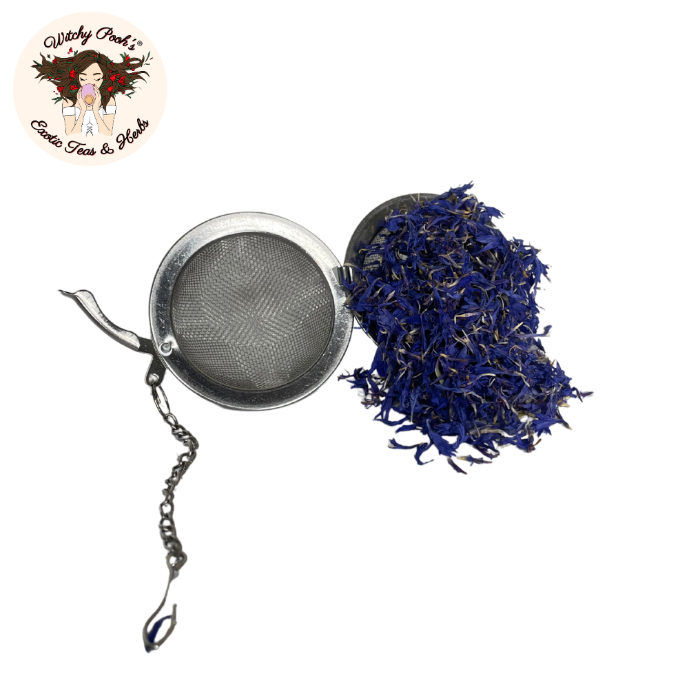 Té de pétalos de aciano de Witchy Pooh - Hojas sueltas, sin cafeína