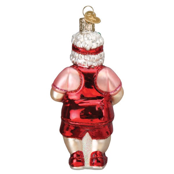 Old World Christmas 5 X 2.5 X 1.75 / 10246 Pickleball Mrs. Claus Ornament