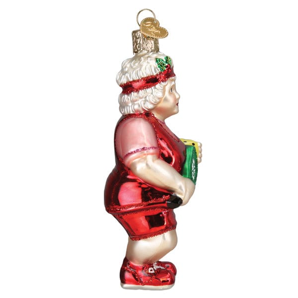 Old World Christmas 5 X 2.5 X 1.75 / 10246 Pickleball Mrs. Claus Ornament