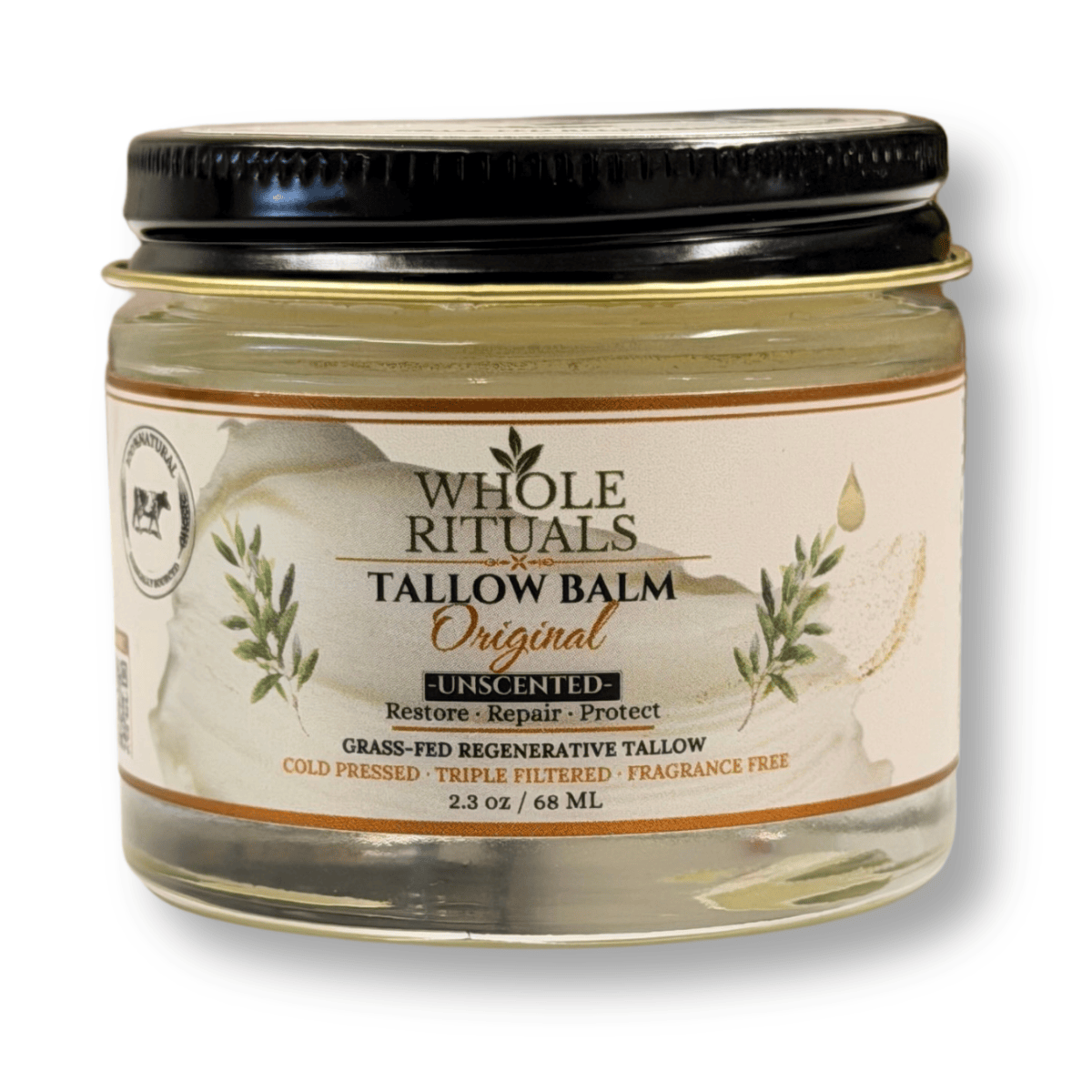 Whole Rituals Face Moisturizer Grass-Fed Tallow Balm — Original