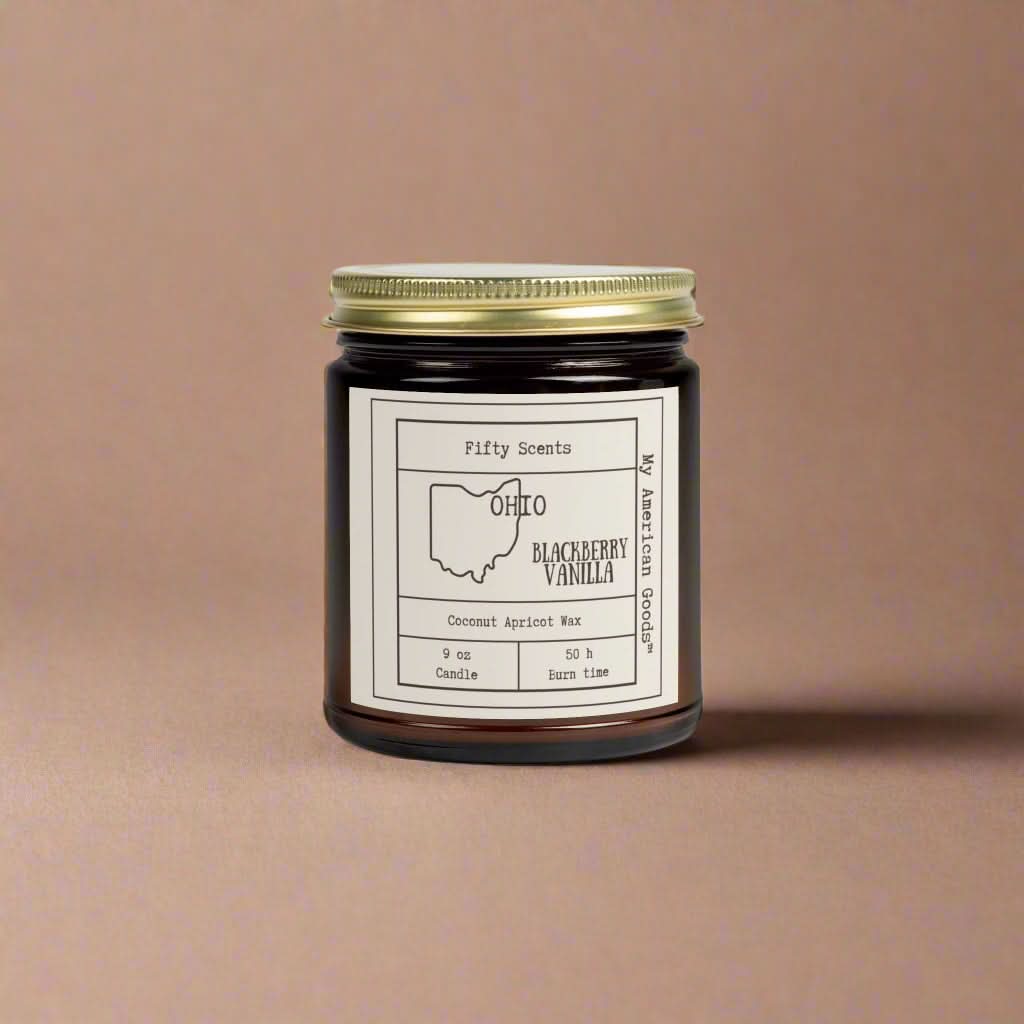Ohio - Coconut Apricot Wax in Blackberry Vanilla | Eco-Friendly Home Fragrance - My American Goods
