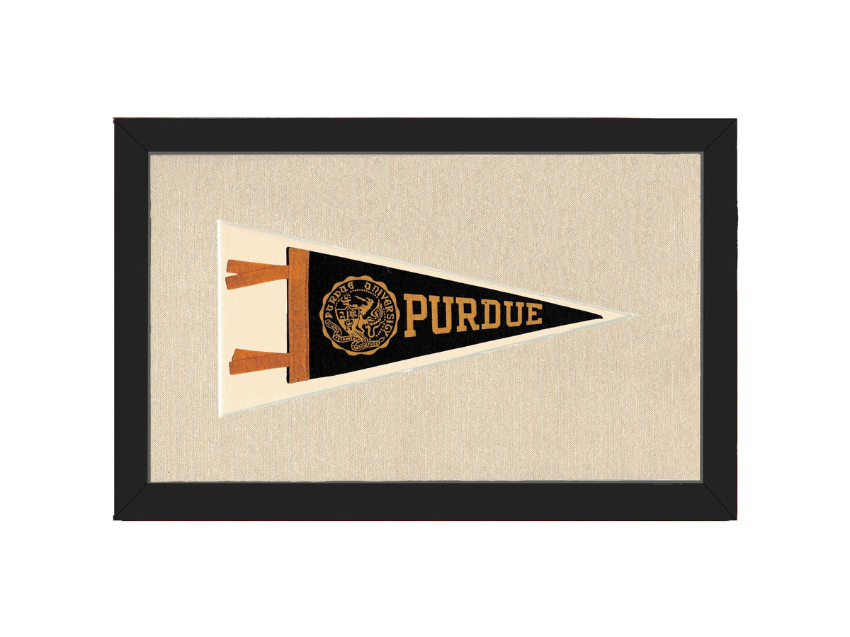Americana Memories Vintage Pennants and Memorabilia Vintage Purdue Pennant