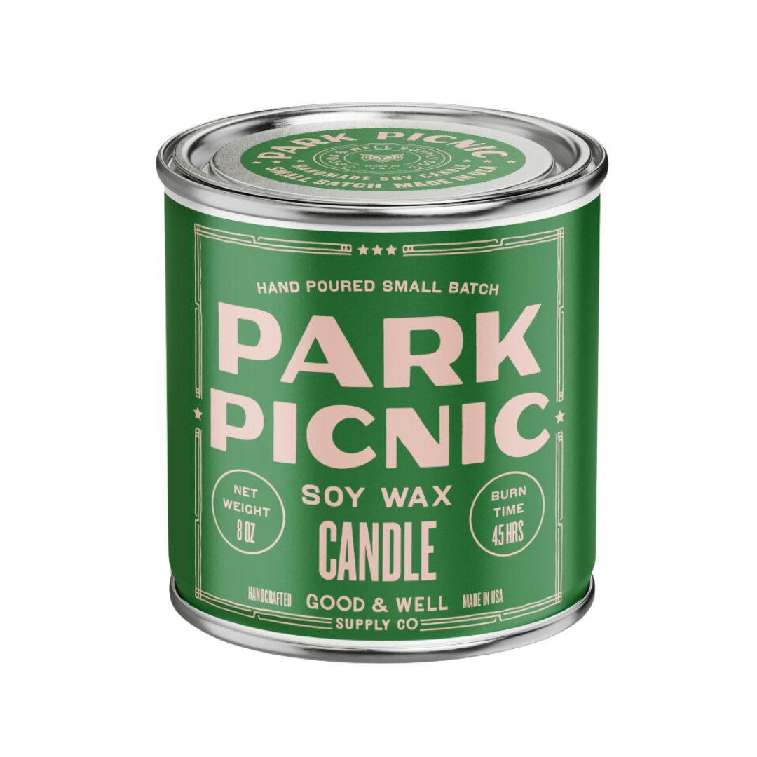 Park Picnic Happy Place Candle - My American Goods
