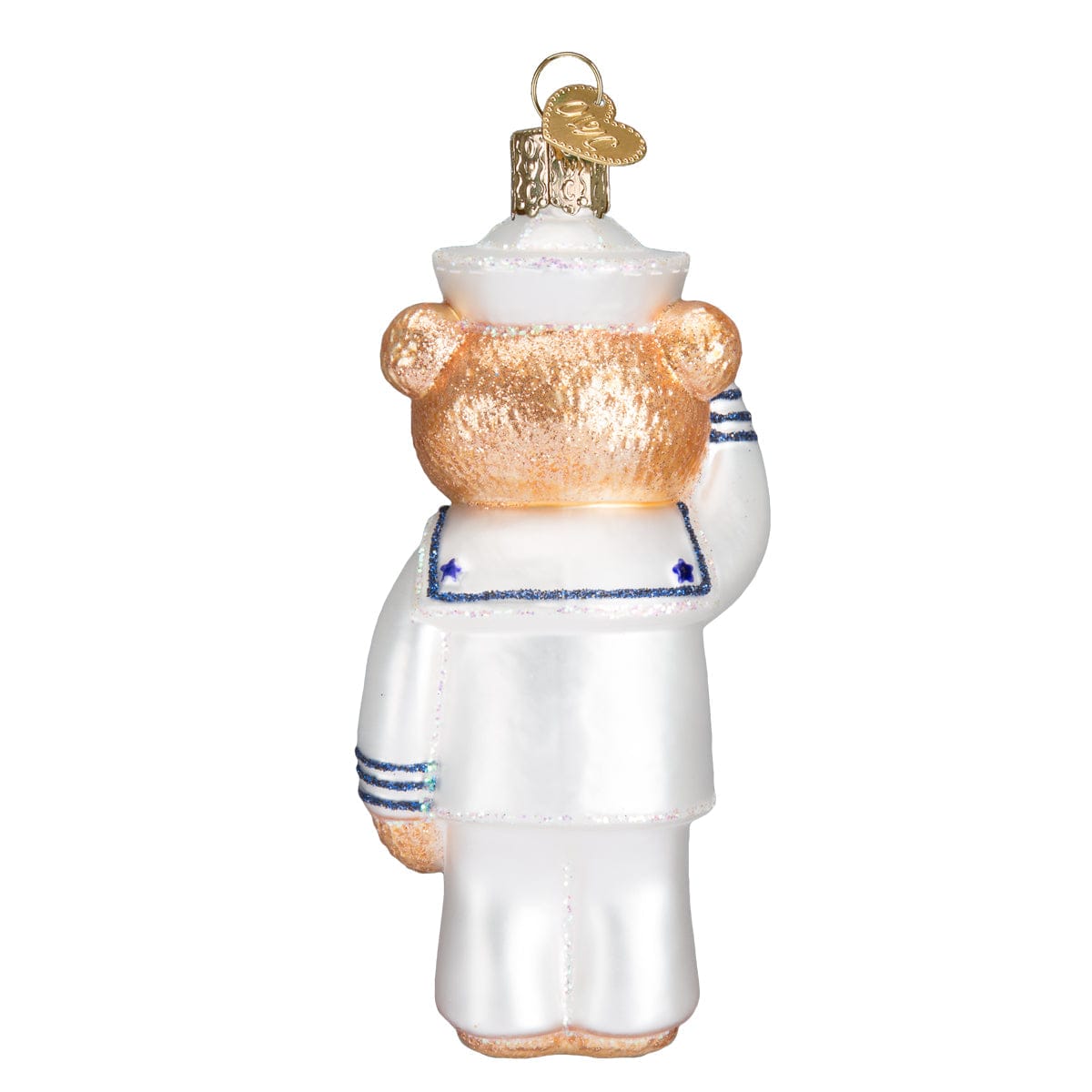 Navy Bear Ornament - My American Goods