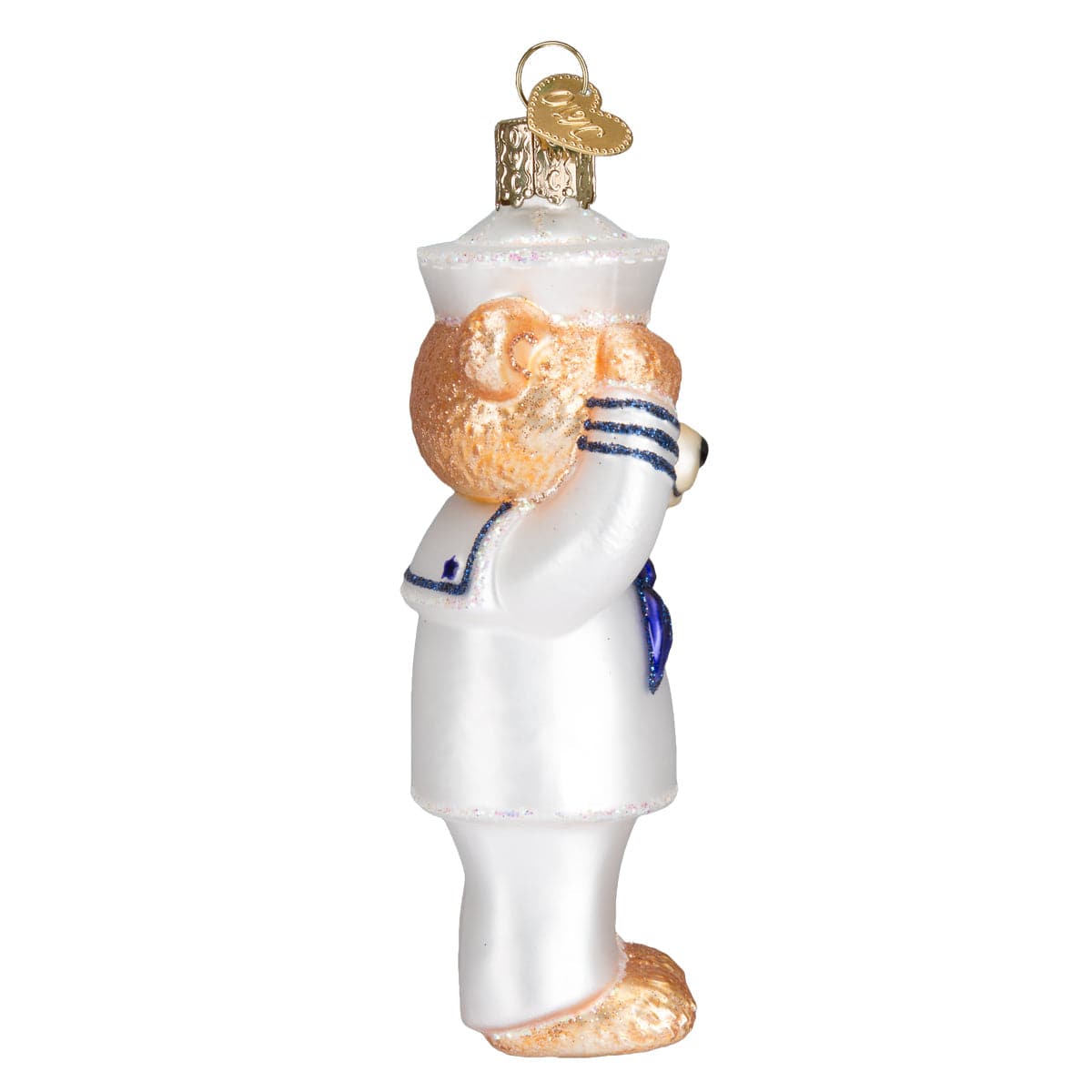 Navy Bear Ornament - My American Goods