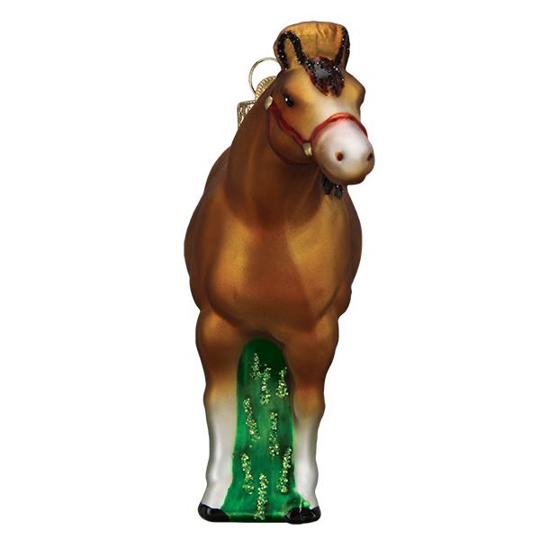 Old World Christmas 1.5 X 3.75 X 4.5 / 12571 Quarter Horse Ornament